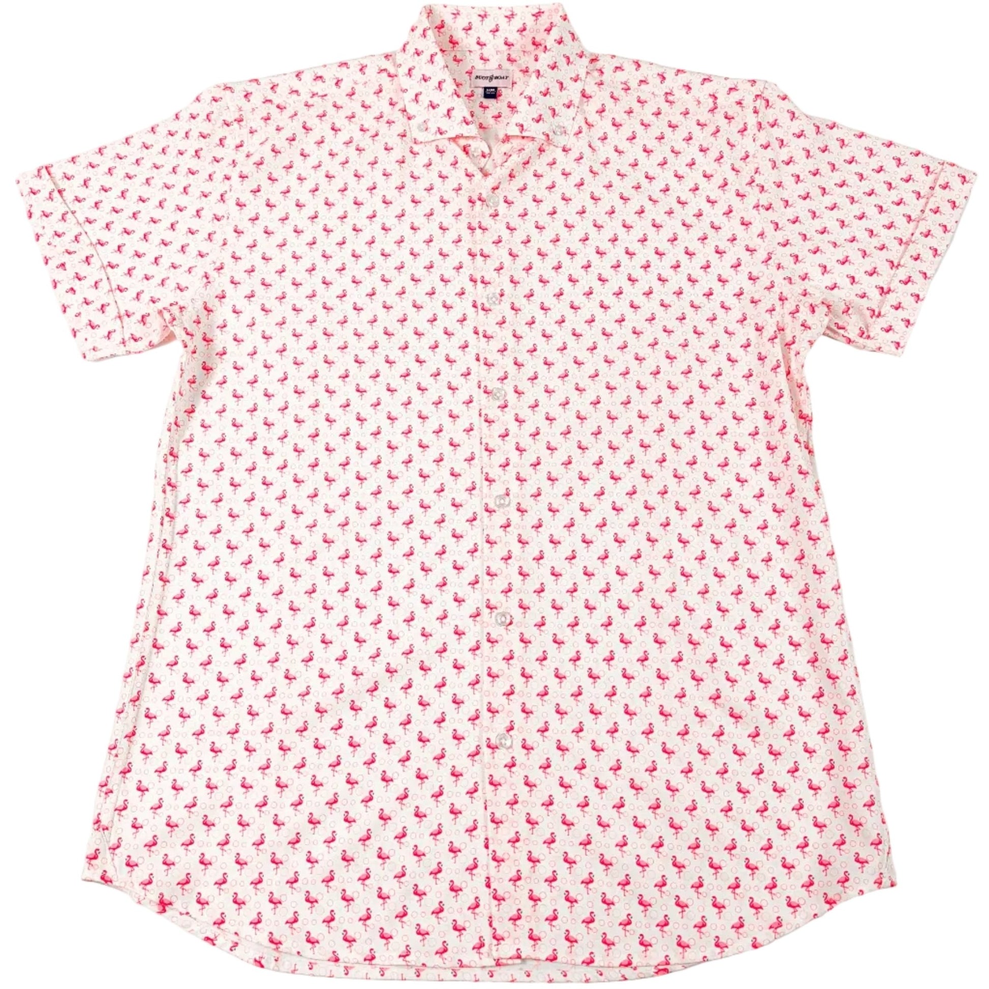Flamingo Woven Shirt - Buoy & Boat - Short Sleeve Woven - 