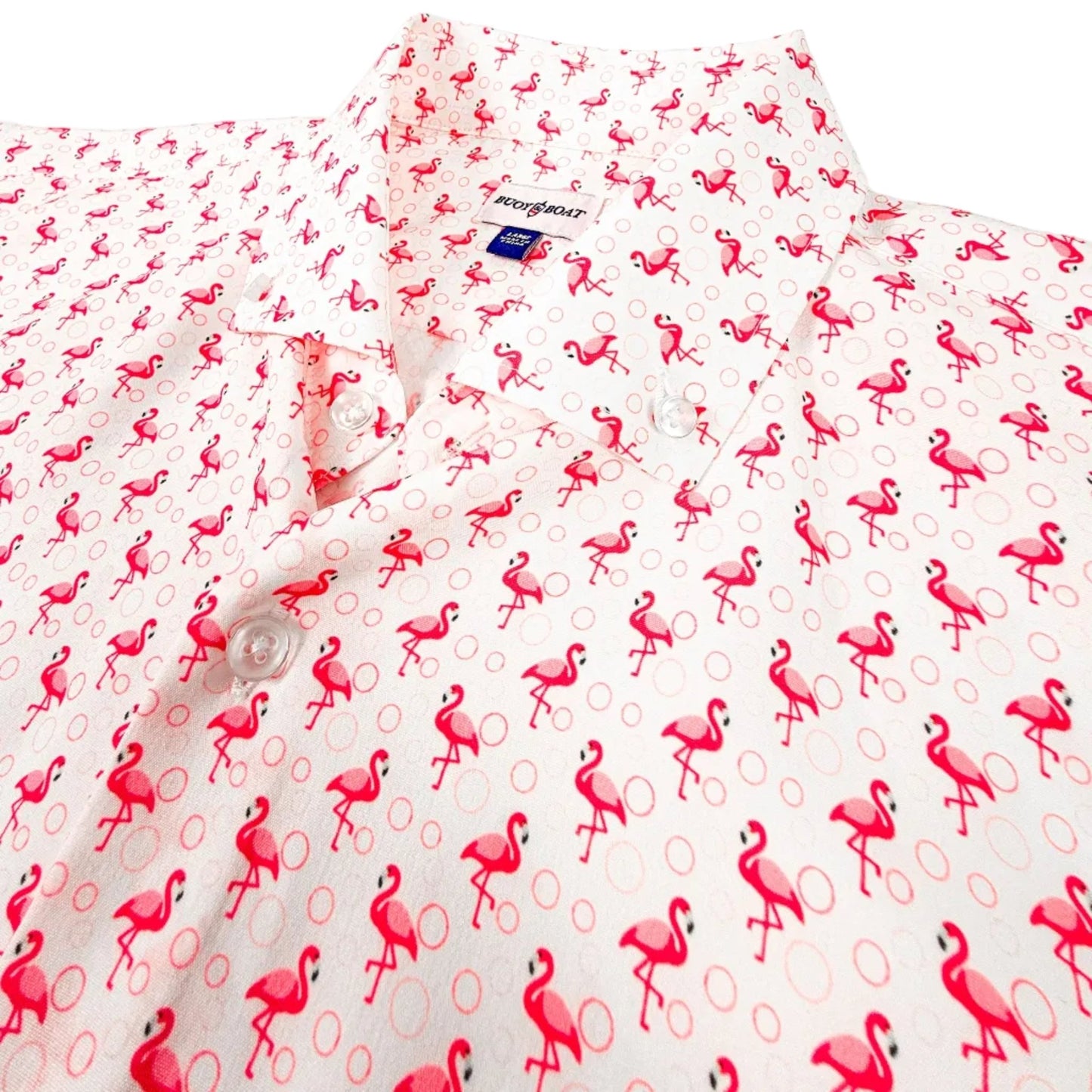 Flamingo Woven Shirt - Buoy & Boat - Short Sleeve Woven - 