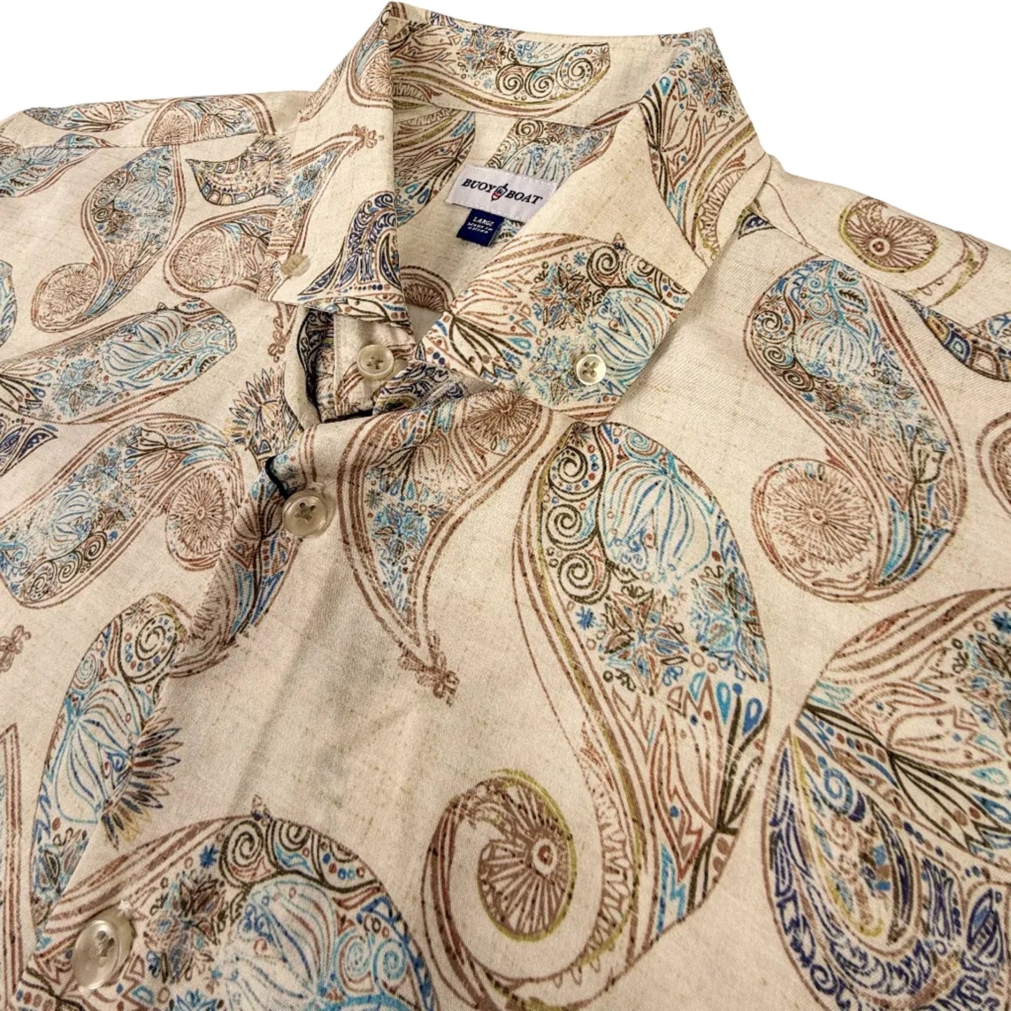 Paisley Time Woven Shirt - Buoy & Boat - Short Sleeve Woven - 