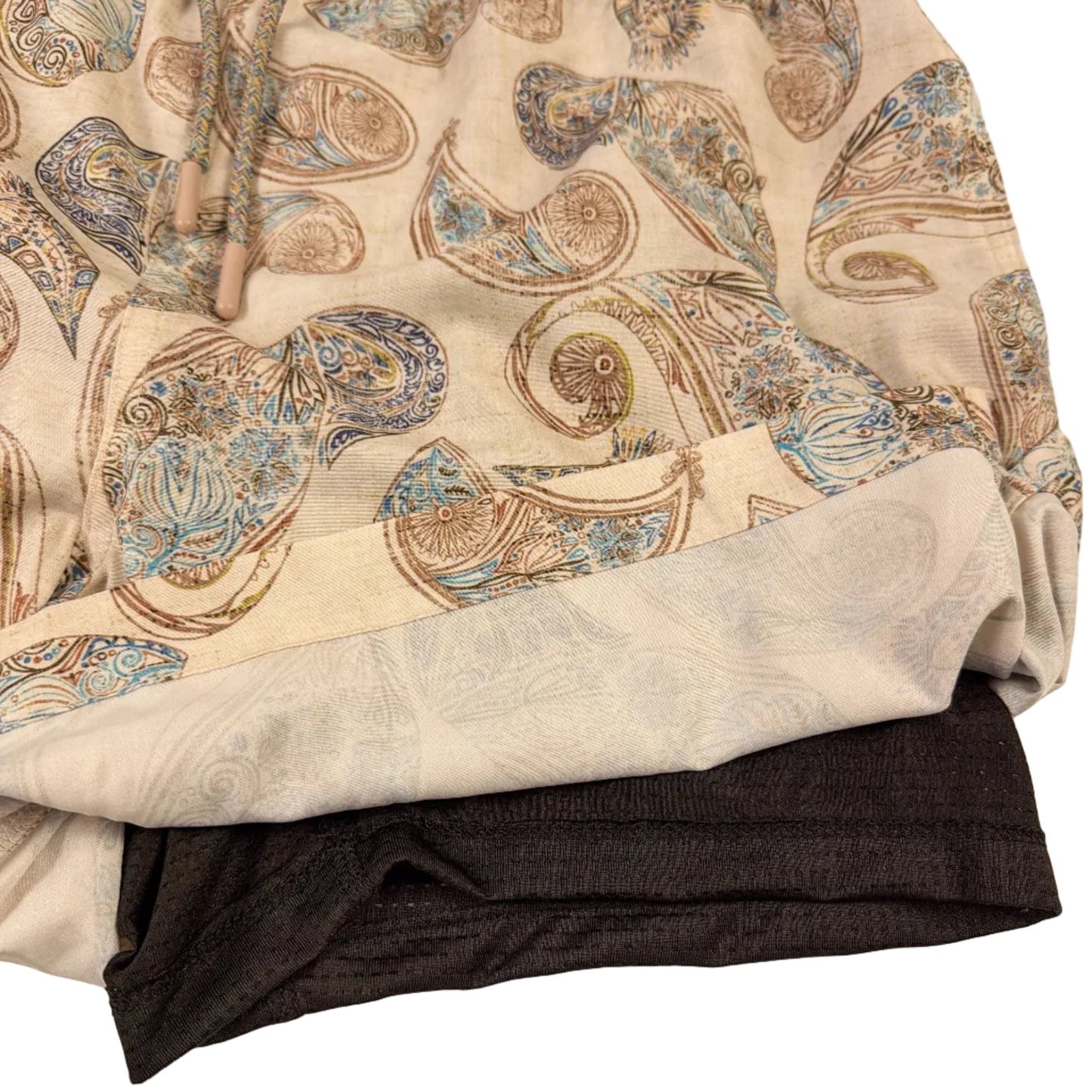Paisley Time Swim Trunks - Buoy & Boat - Swim Trunks - Tan