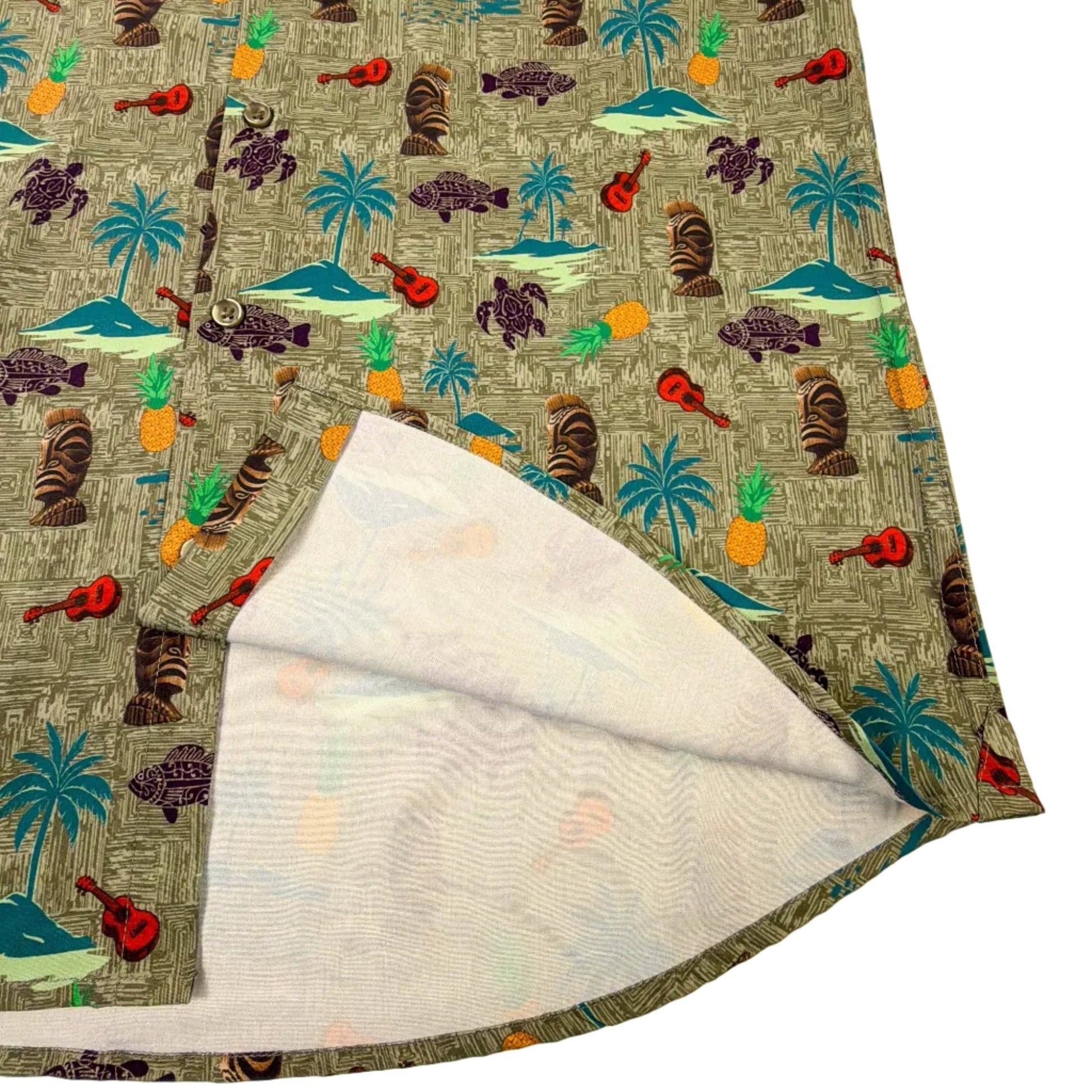 Isla Bonita Woven Shirt - Buoy & Boat - Short Sleeve Woven - Olive