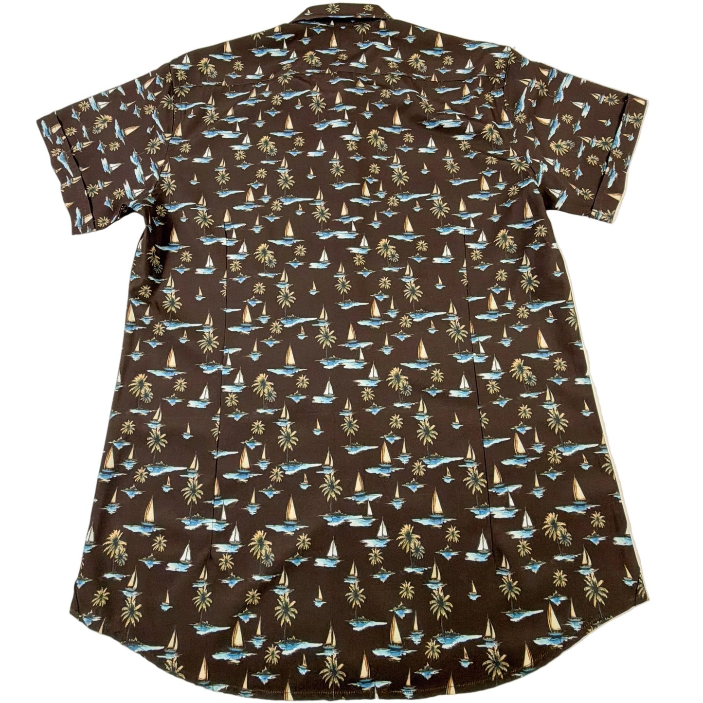 Sail Away Woven Shirt - Buoy & Boat - Short Sleeve Woven - Black