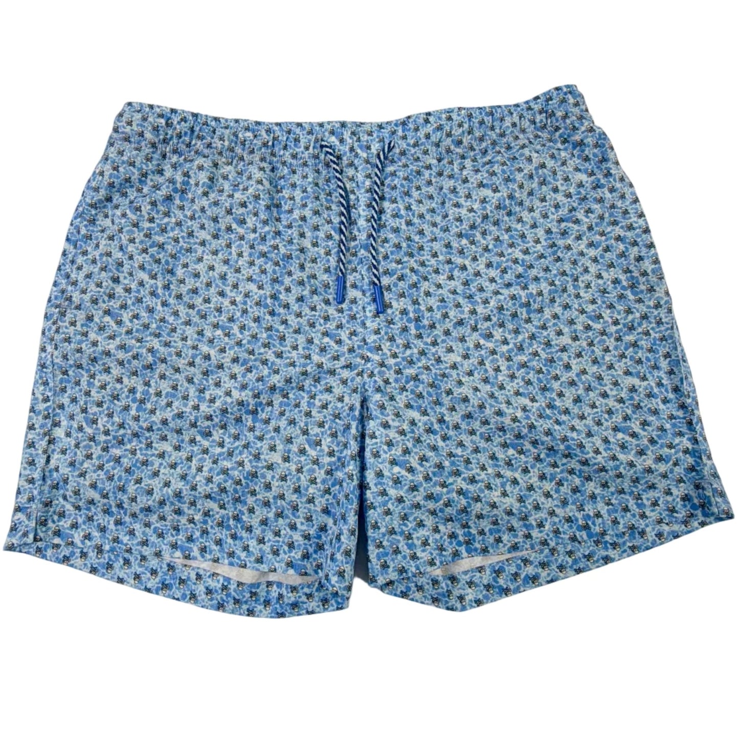 Water Skulls Swim Trunks - Buoy & Boat - Swim Trunks - Blue