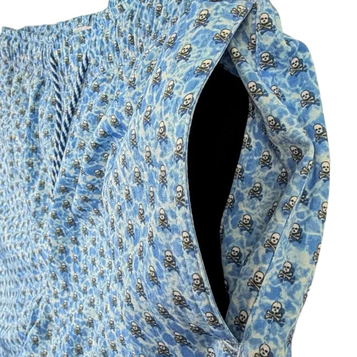 Water Skulls Swim Trunks - Buoy & Boat - Swim Trunks - Blue