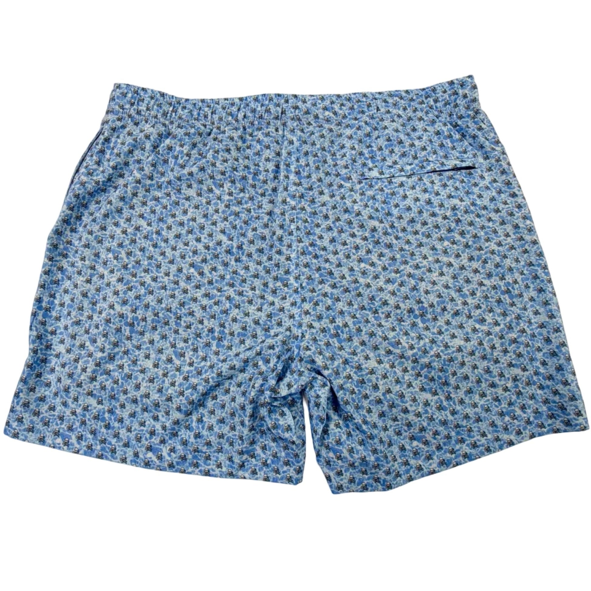Water Skulls Swim Trunks - Buoy & Boat - Swim Trunks - Blue