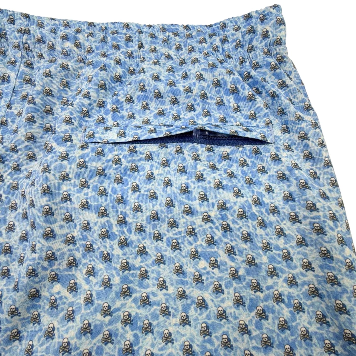 Water Skulls Swim Trunks - Buoy & Boat - Swim Trunks - Blue