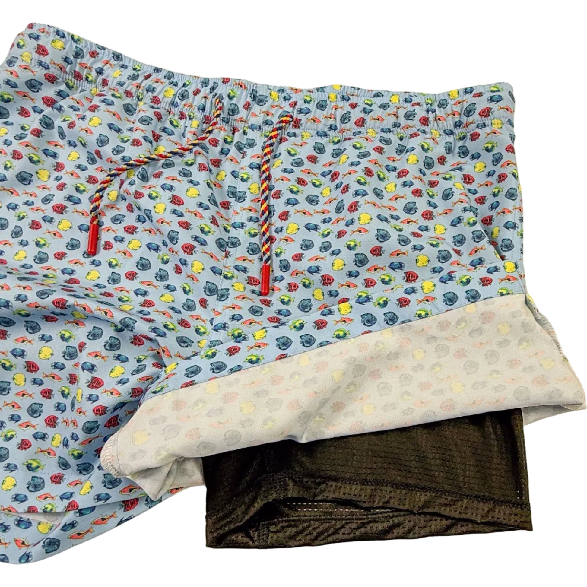 Aquarium Swim Trunks - Buoy & Boat - Swim Trunks - Blue