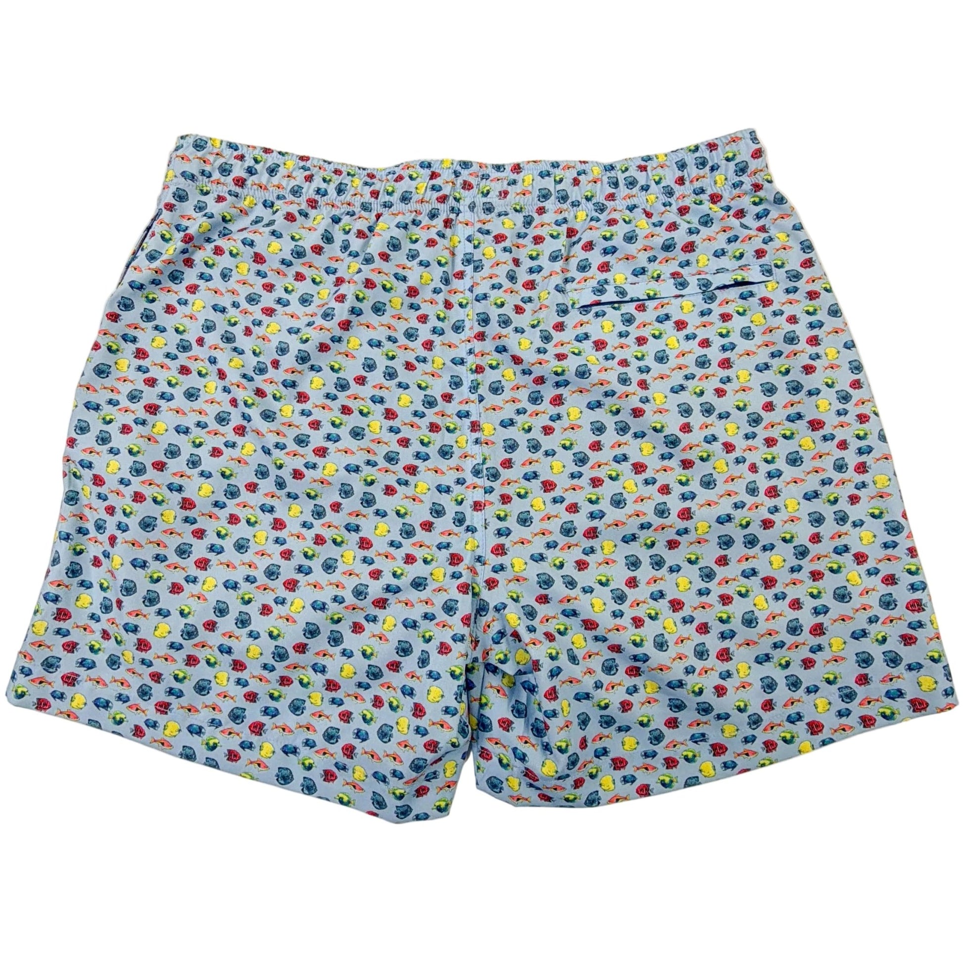 Aquarium Swim Trunks - Buoy & Boat - Swim Trunks - Blue