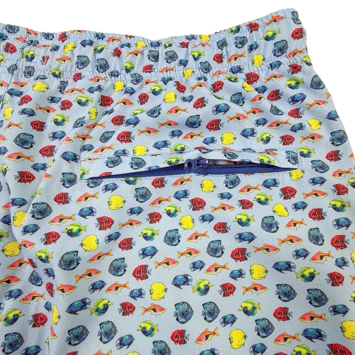 Aquarium Swim Trunks - Buoy & Boat - Swim Trunks - Blue