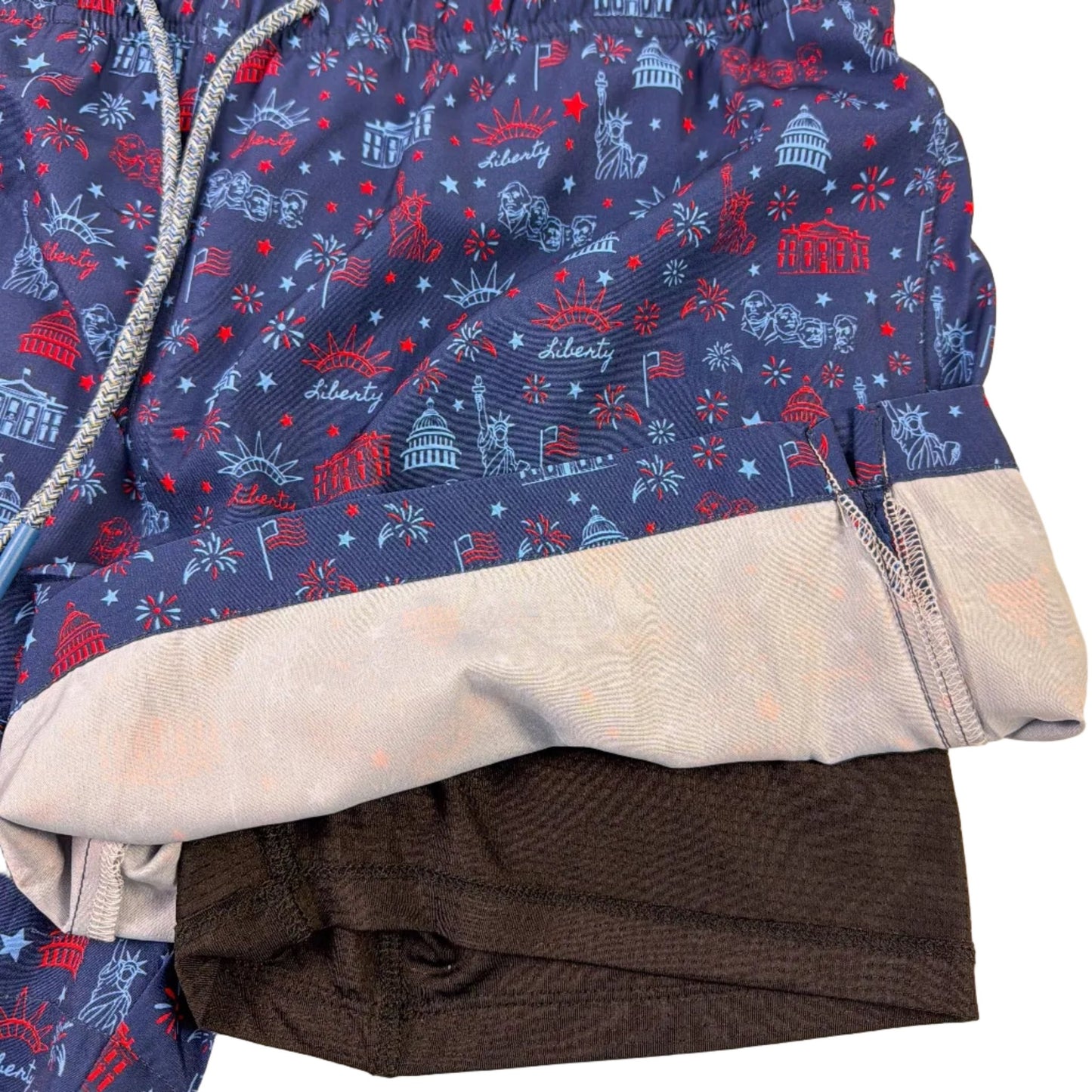 Lady Liberty Swim Trunks - Buoy & Boat - Swim Trunks - 