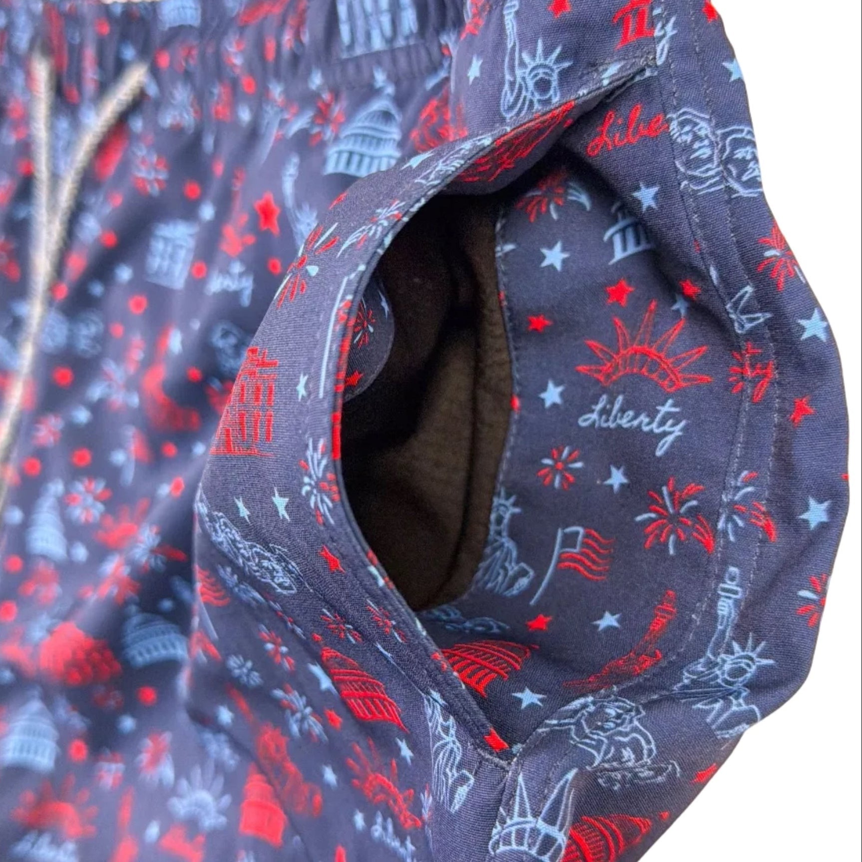 Lady Liberty Swim Trunks - Buoy & Boat - Swim Trunks - 