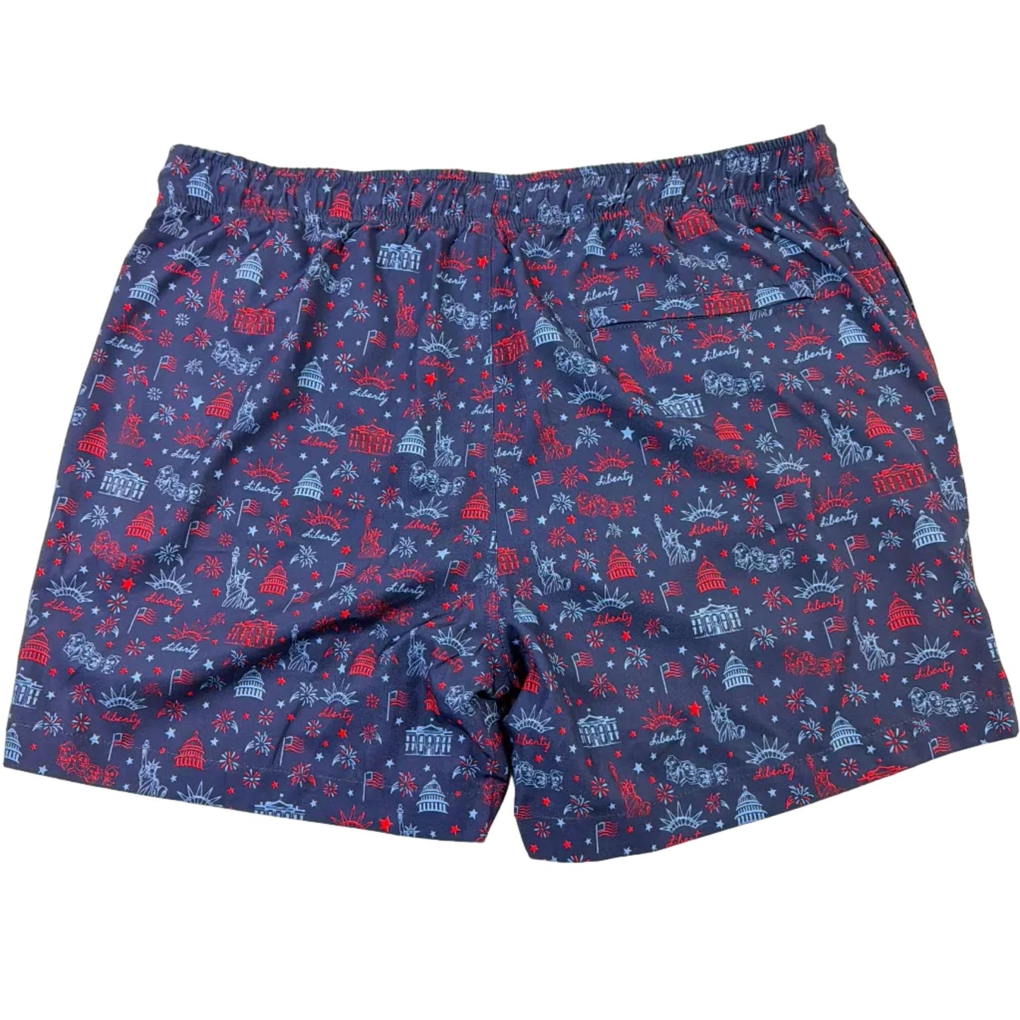 Lady Liberty Swim Trunks - Buoy & Boat - Swim Trunks - 