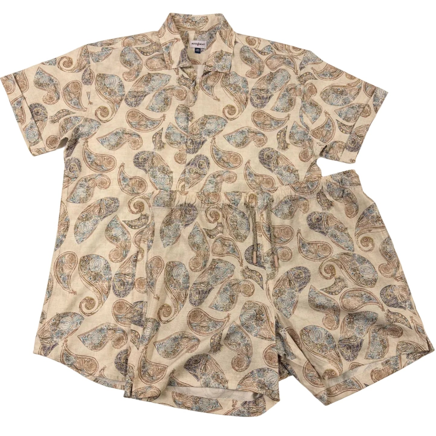 Paisley Time Woven Shirt - Buoy & Boat - Short Sleeve Woven - 