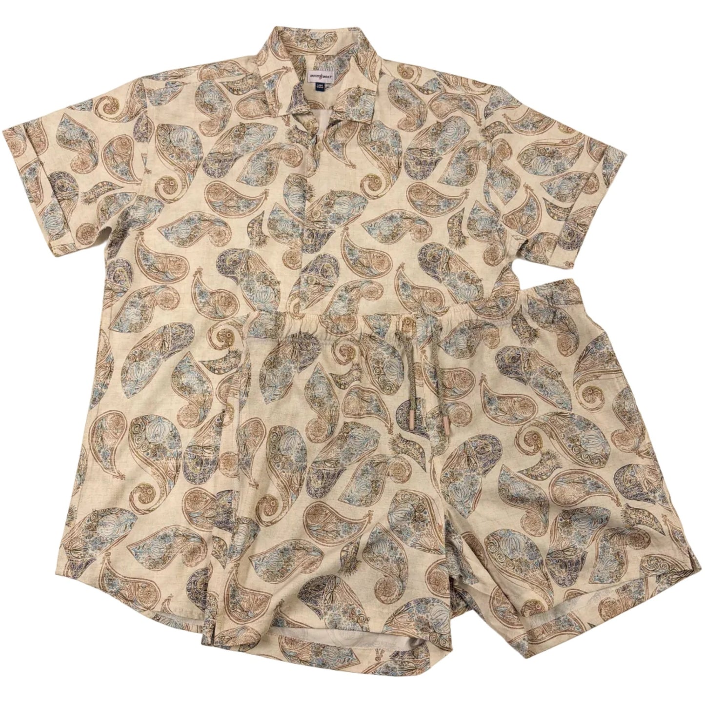 Paisley Time Swim Trunks - Buoy & Boat - Swim Trunks - Tan