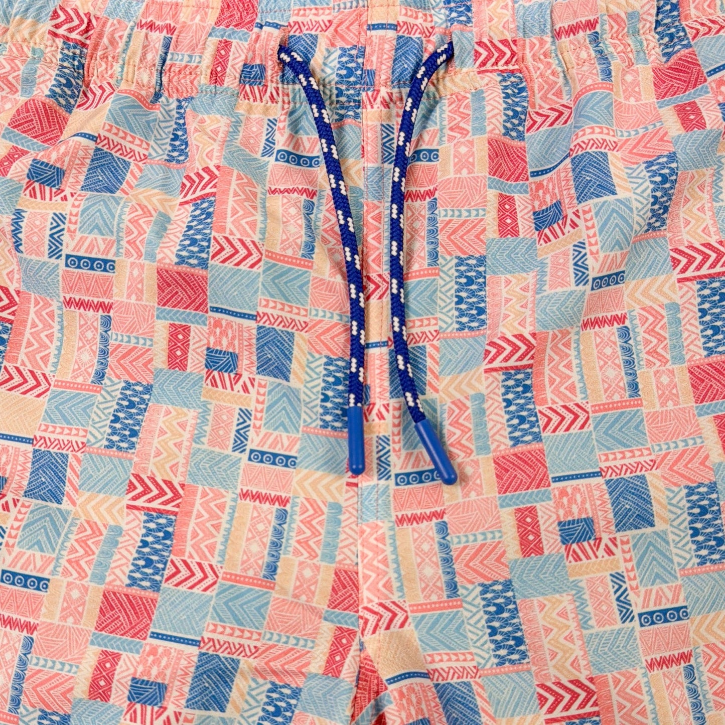 Bluestone Tiles Swim Trunks - Buoy & Boat - Swim Trunks - Pink