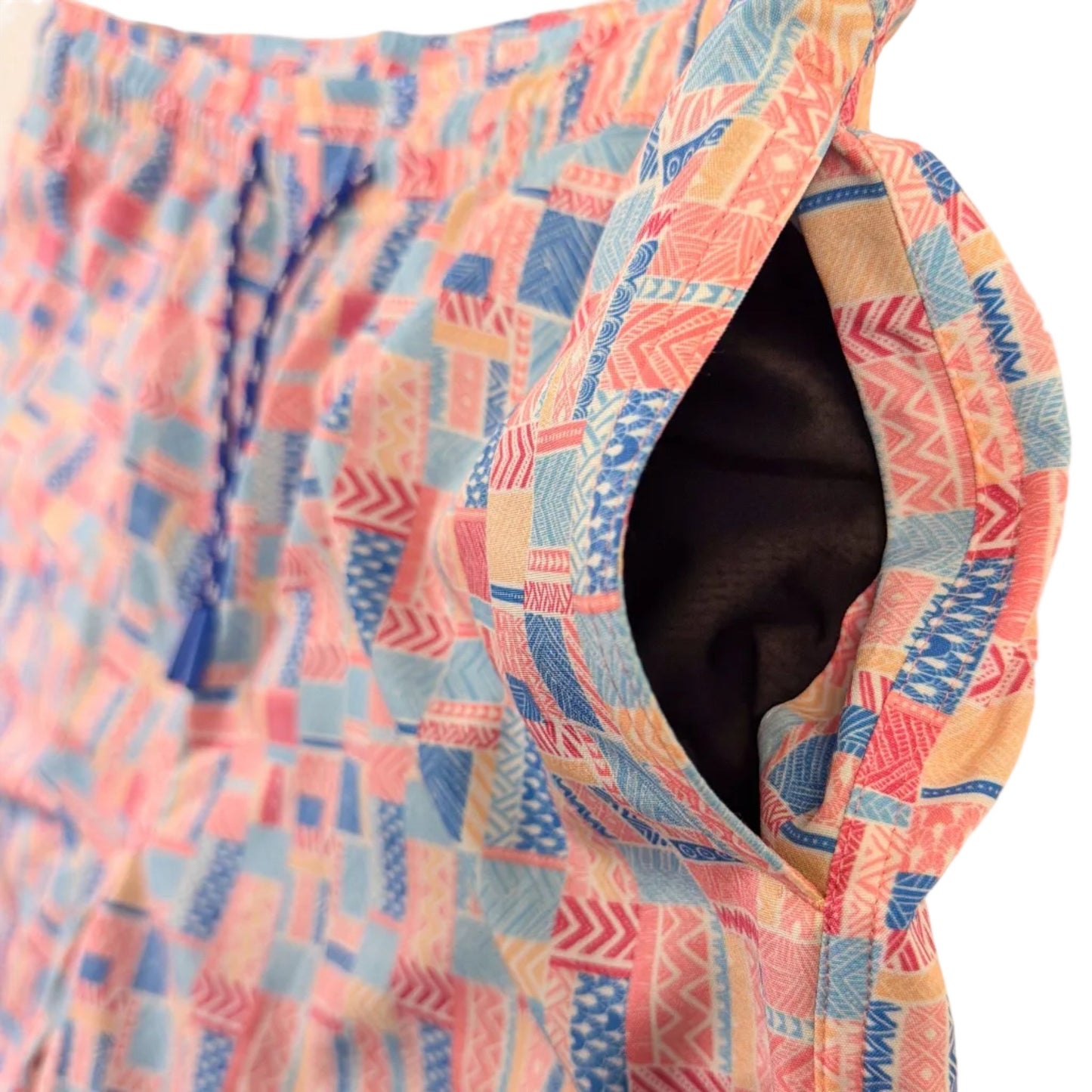 Bluestone Tiles Swim Trunks - Buoy & Boat - Swim Trunks - Pink