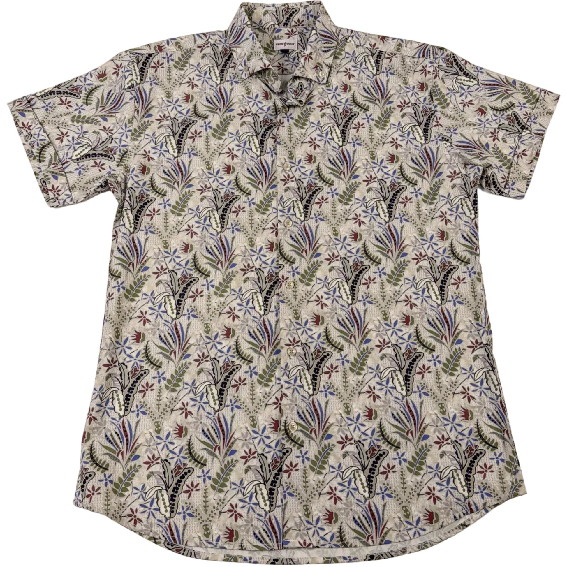 Tropical Floral Woven Shirt - Buoy & Boat - Short Sleeve Woven - 