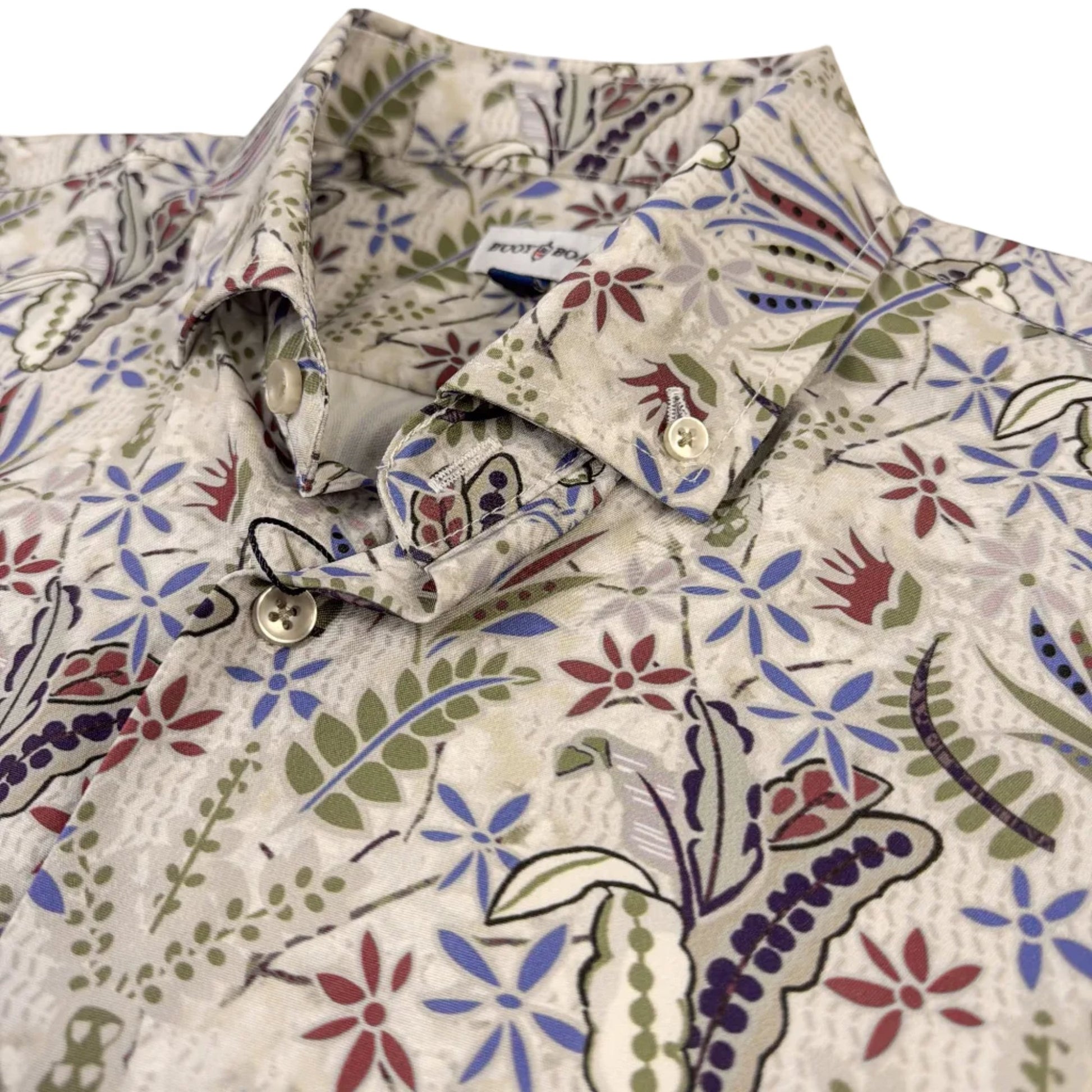 Tropical Floral Woven Shirt - Buoy & Boat - Short Sleeve Woven - 