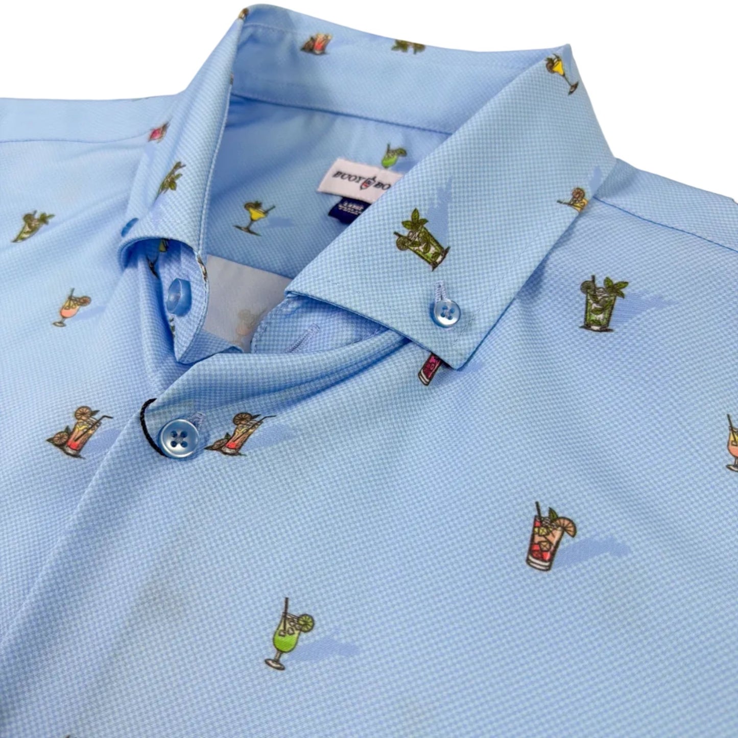 Cocktail Hour Woven Shirt - Buoy & Boat - Short Sleeve Woven - Blue
