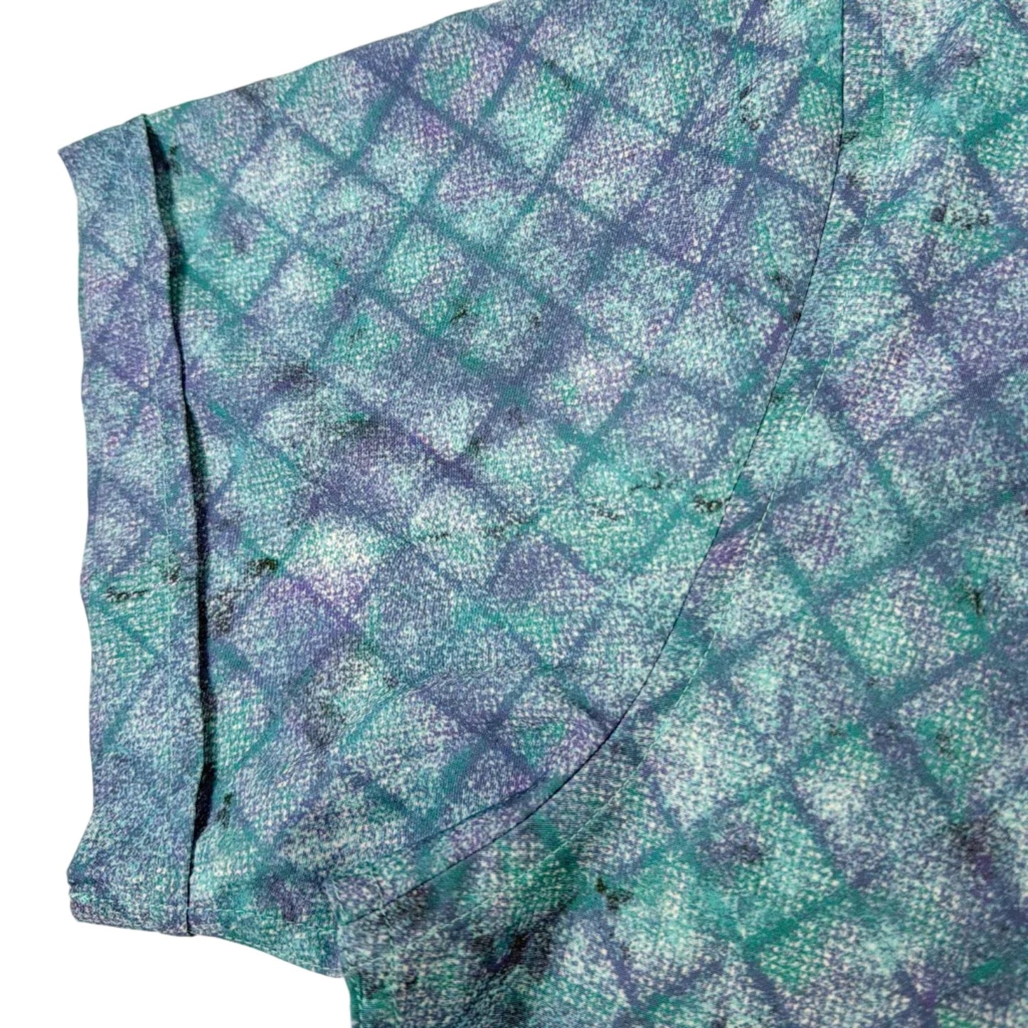 Oxford Diamonds Woven Shirt - Buoy & Boat - Short Sleeve Woven - teal
