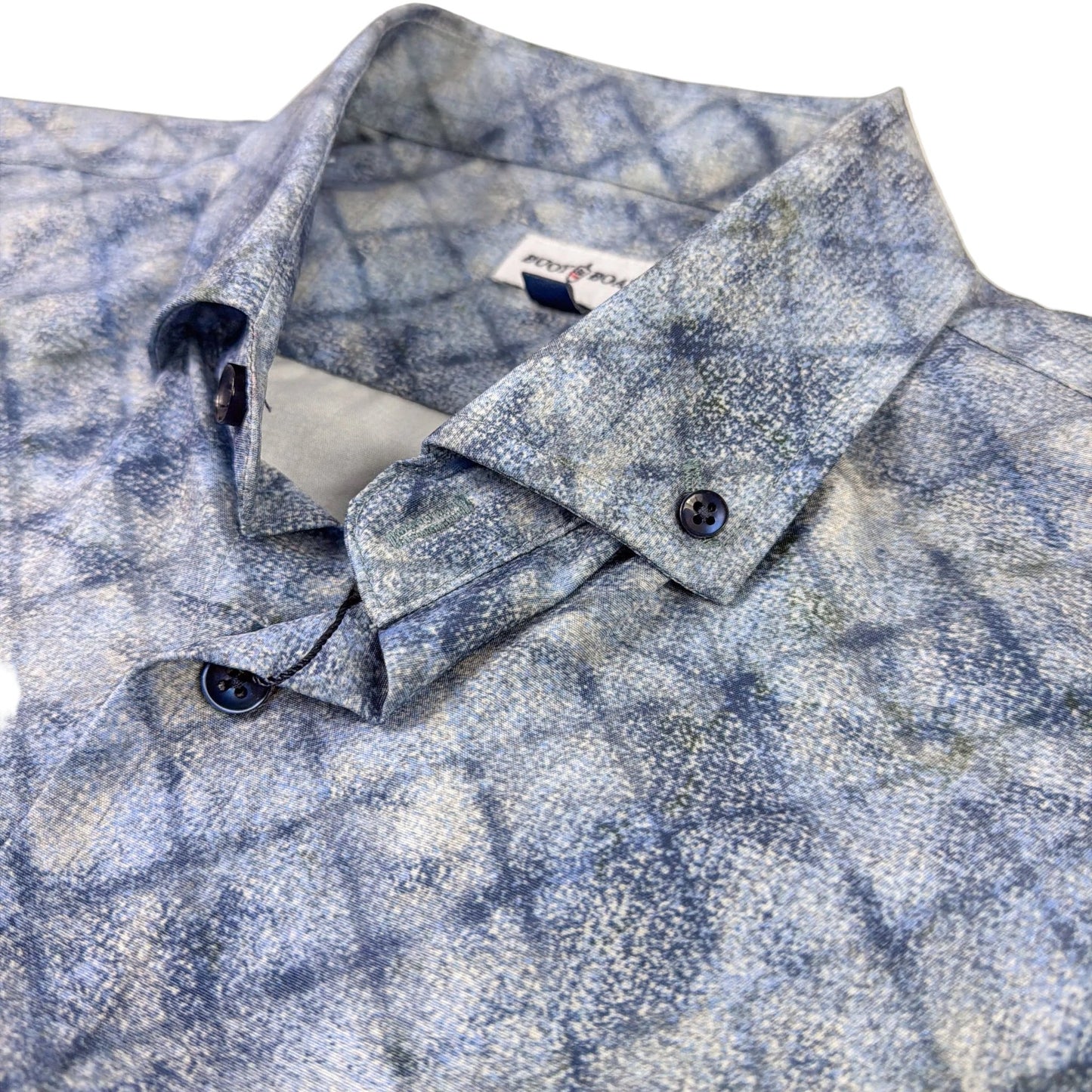 Oxford Diamonds Woven Shirt - Buoy & Boat - Short Sleeve Woven - indigo
