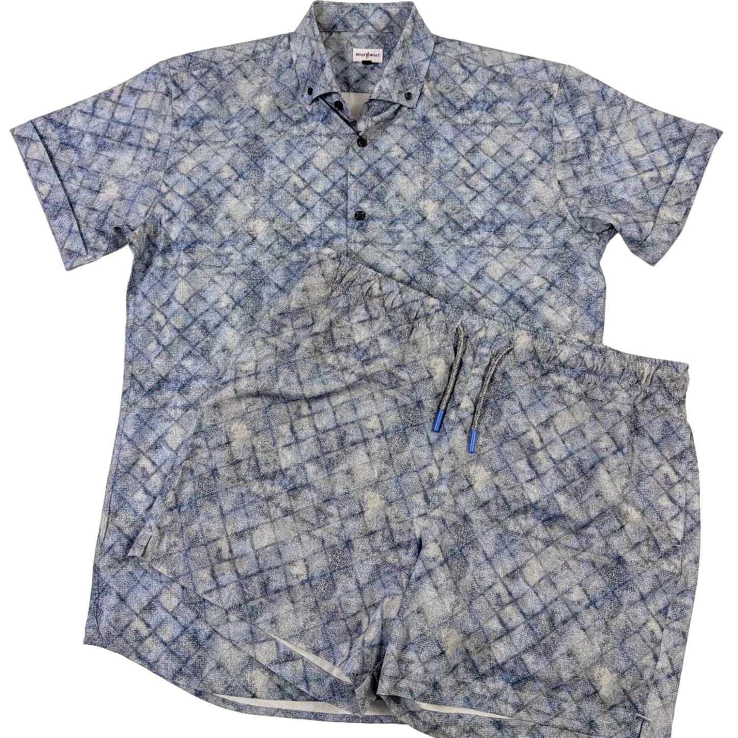 Oxford Diamonds Swim Trunks - Buoy & Boat - Swim Trunks - indigo