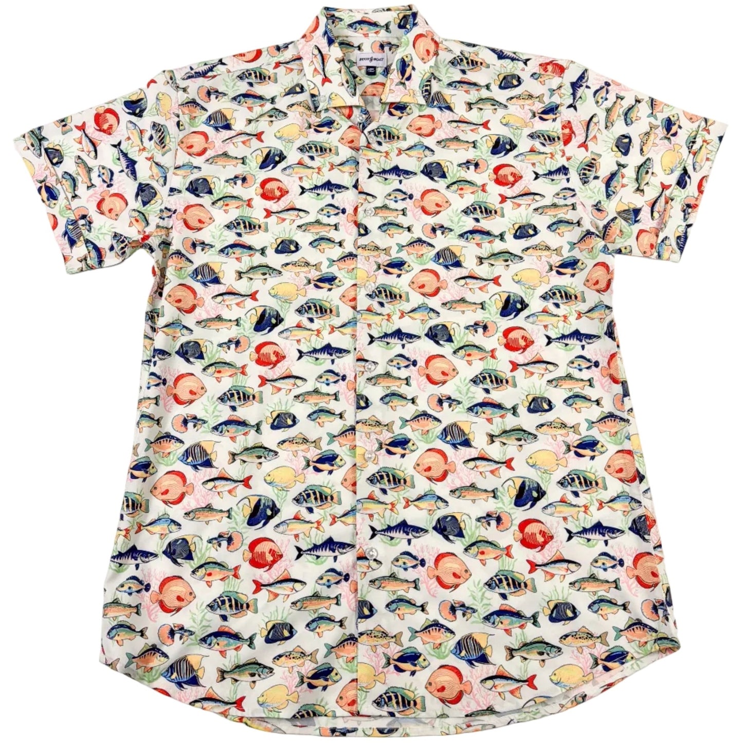 Tropical Fish Woven Shirt - Buoy & Boat - Short Sleeve Woven - 