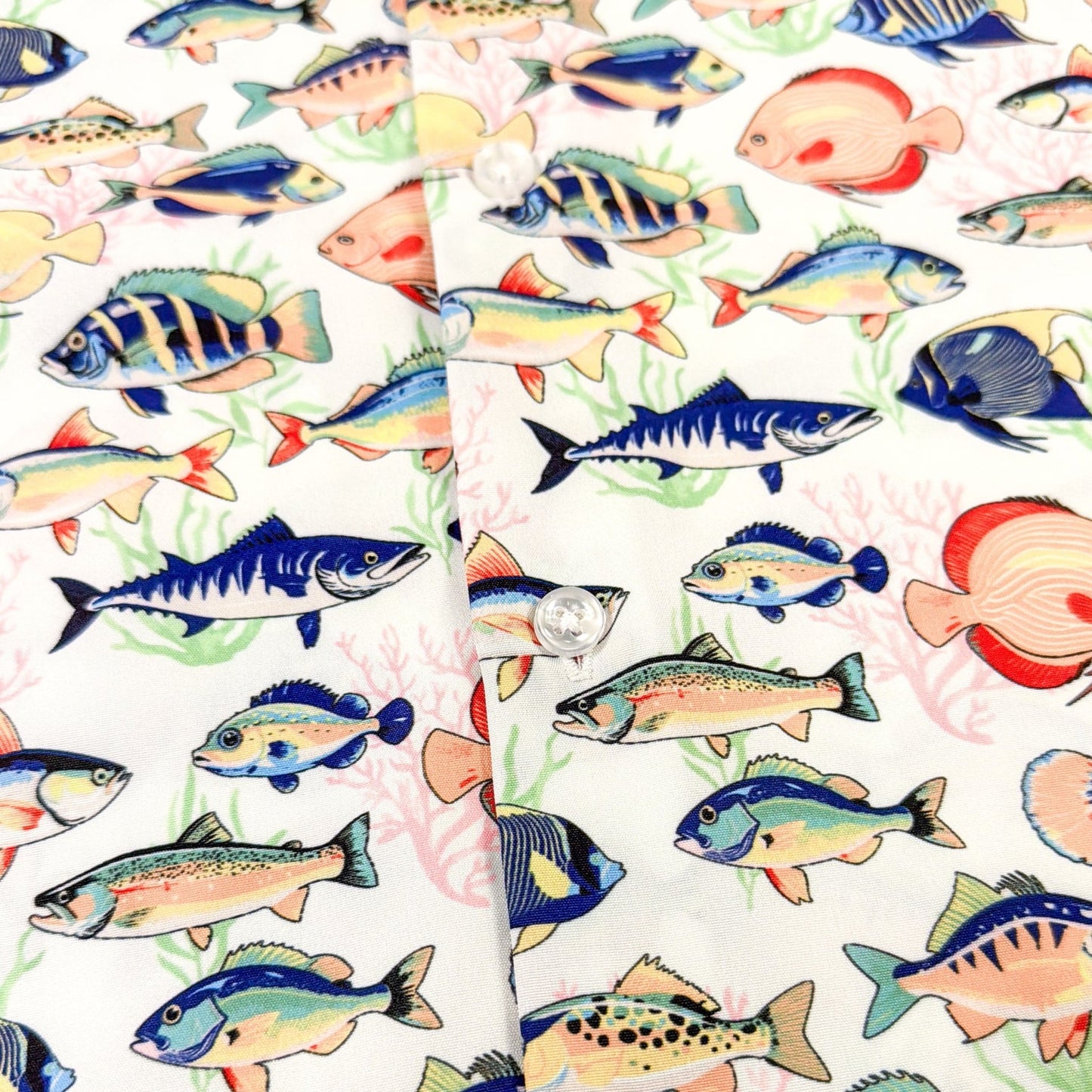 Tropical Fish Woven Shirt - Buoy & Boat - Short Sleeve Woven - 