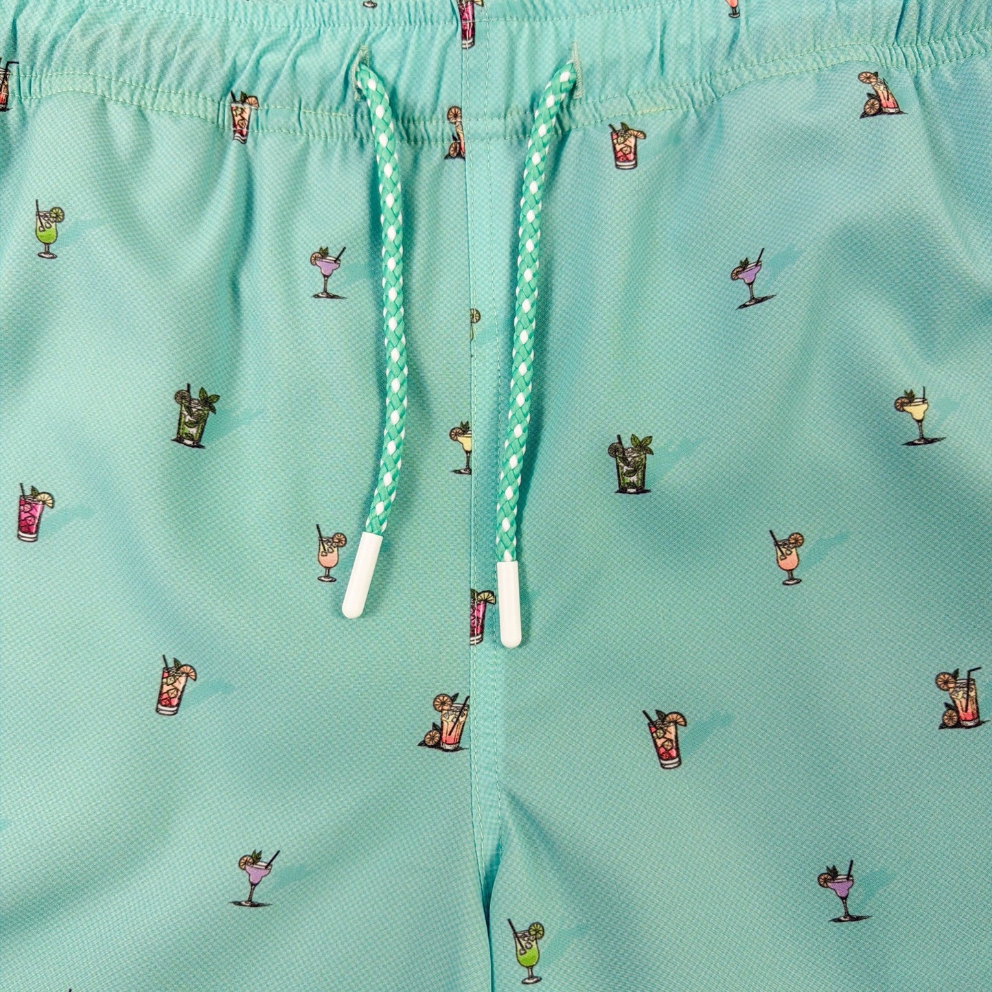 Cocktail Hour Swim Trunks - Buoy & Boat - Swim Trunks - mint