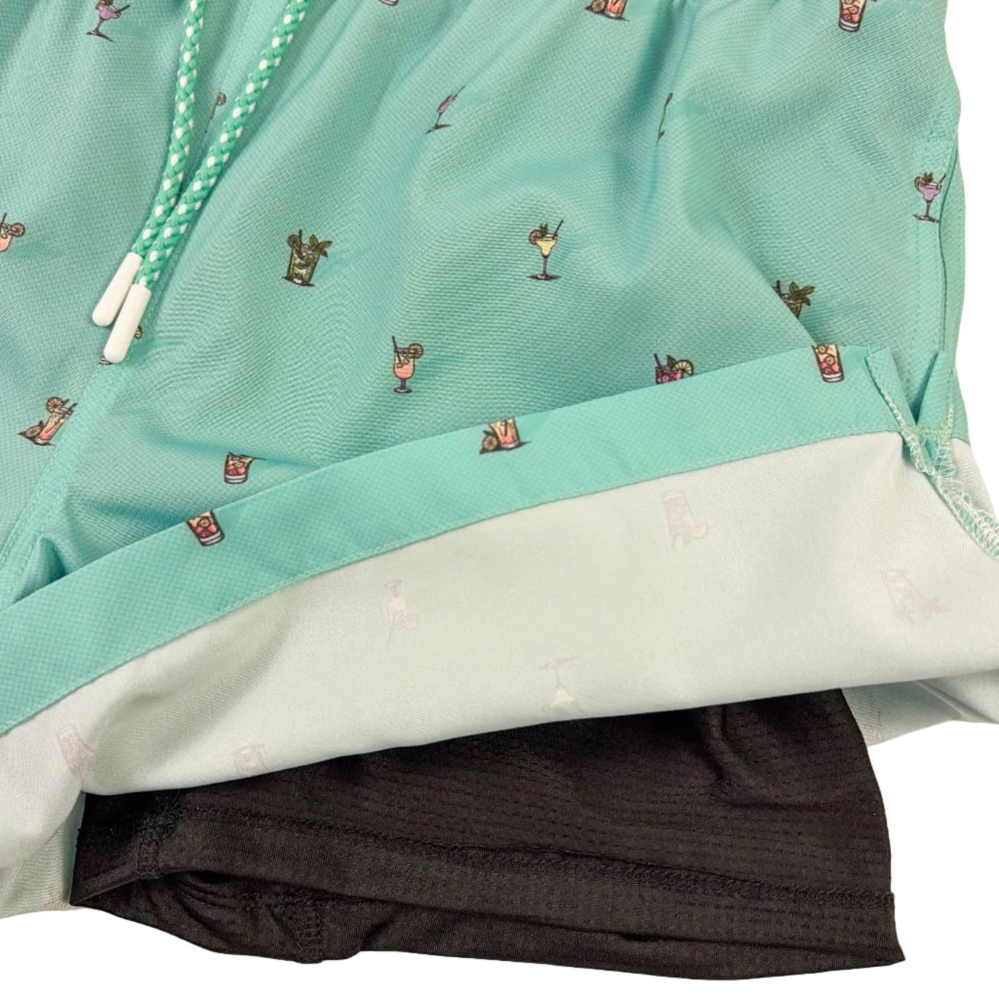 Cocktail Hour Swim Trunks - Buoy & Boat - Swim Trunks - mint