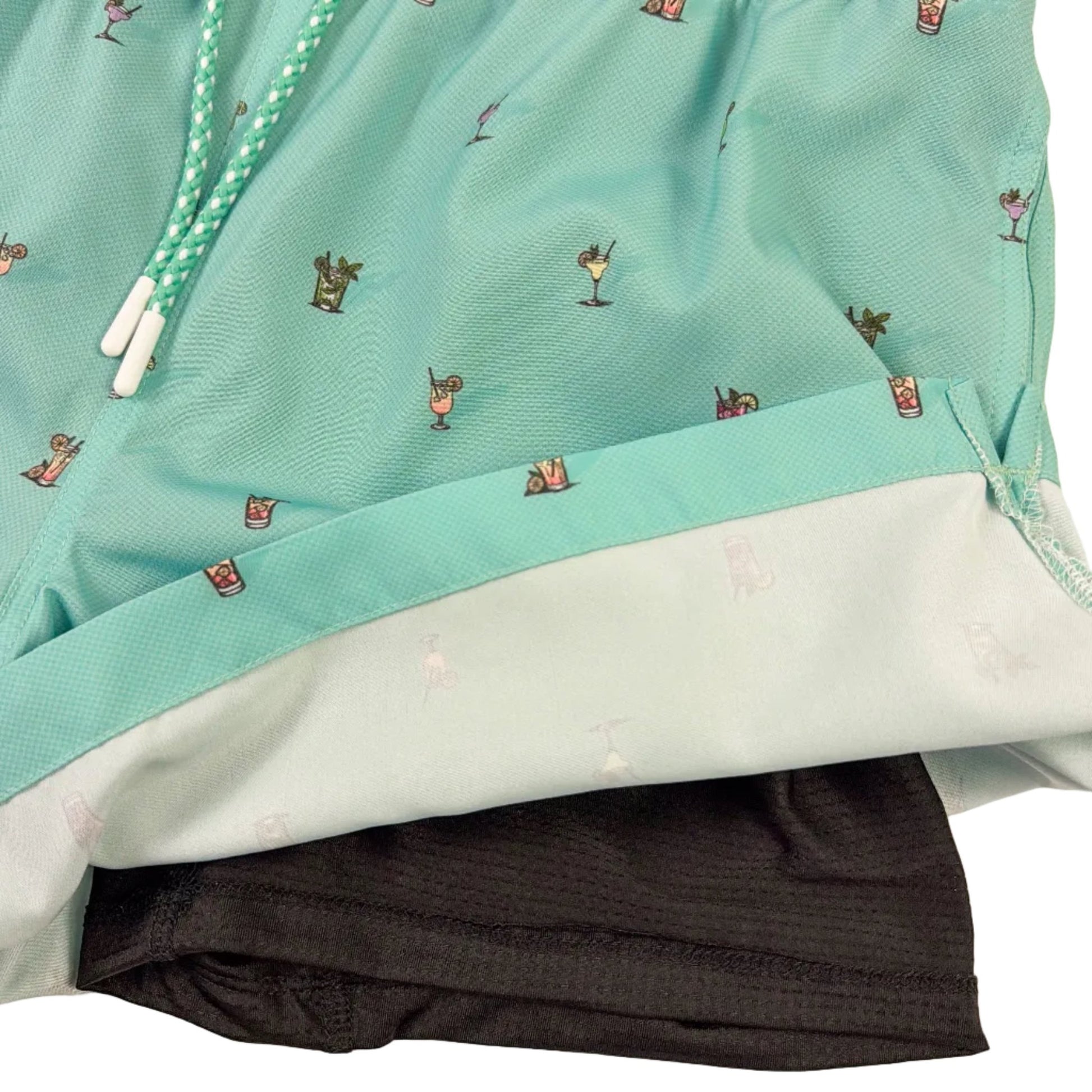 Cocktail Hour Swim Trunks - Buoy & Boat - Swim Trunks - mint