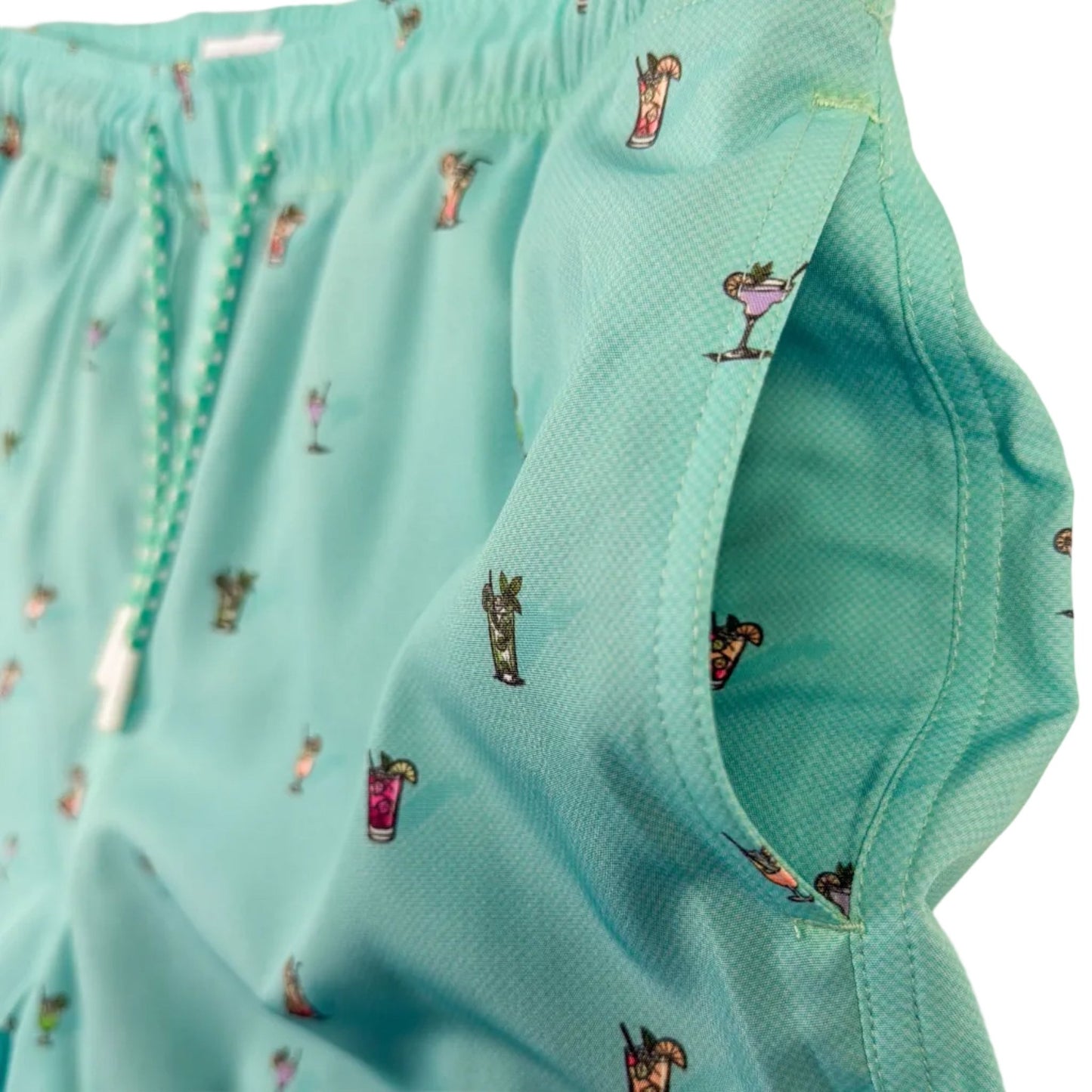 Cocktail Hour Swim Trunks - Buoy & Boat - Swim Trunks - mint