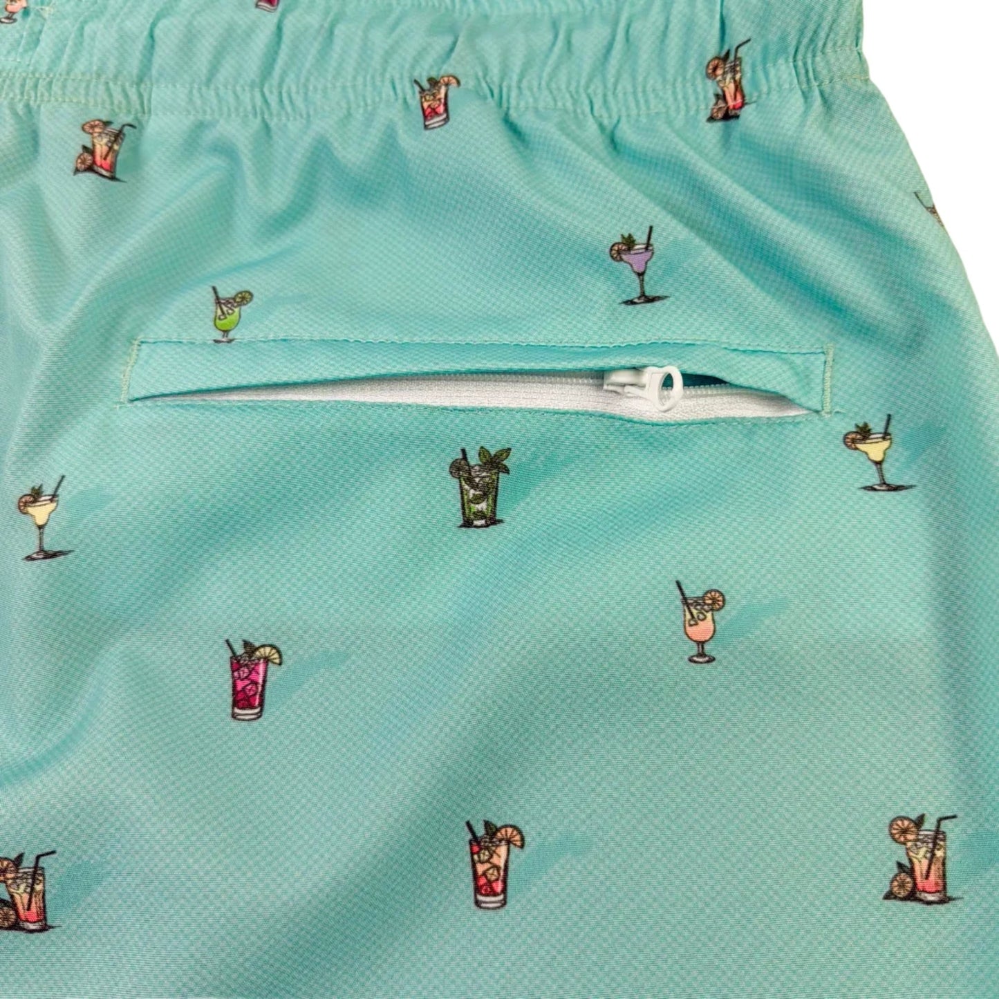 Cocktail Hour Swim Trunks - Buoy & Boat - Swim Trunks - mint