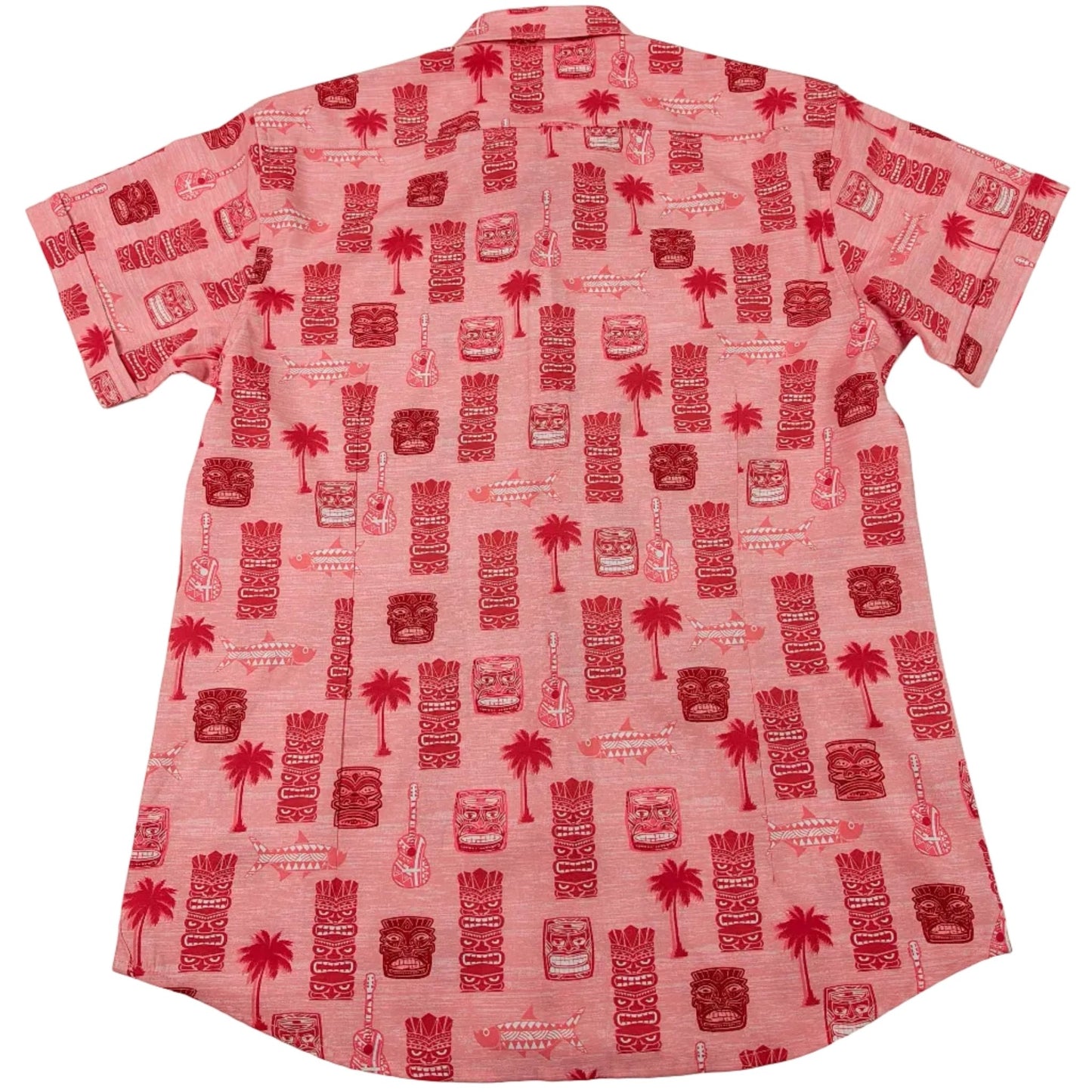 Tiki Totum Woven Shirt - Buoy & Boat - Short Sleeve Woven - coral