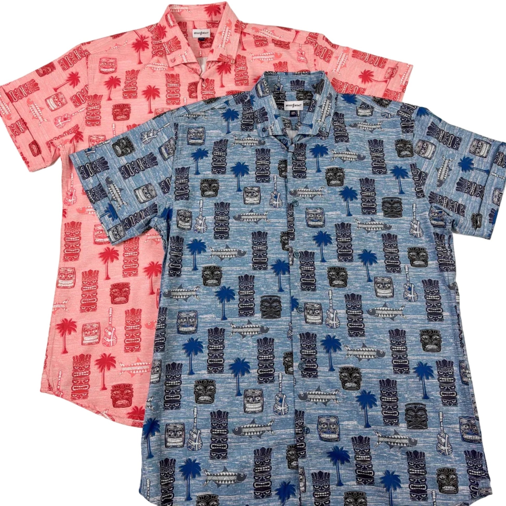 Tiki Totum Woven Shirt - Buoy & Boat - Short Sleeve Woven - All Colors