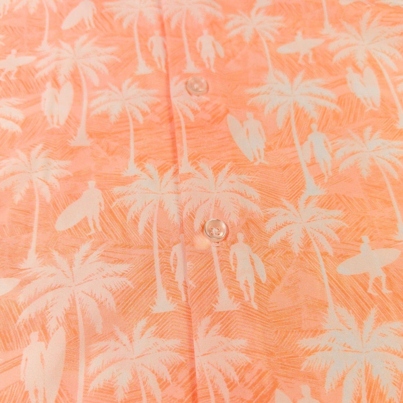 Surf Palm Woven Shirt - Buoy & Boat - Short Sleeve Woven - Peach