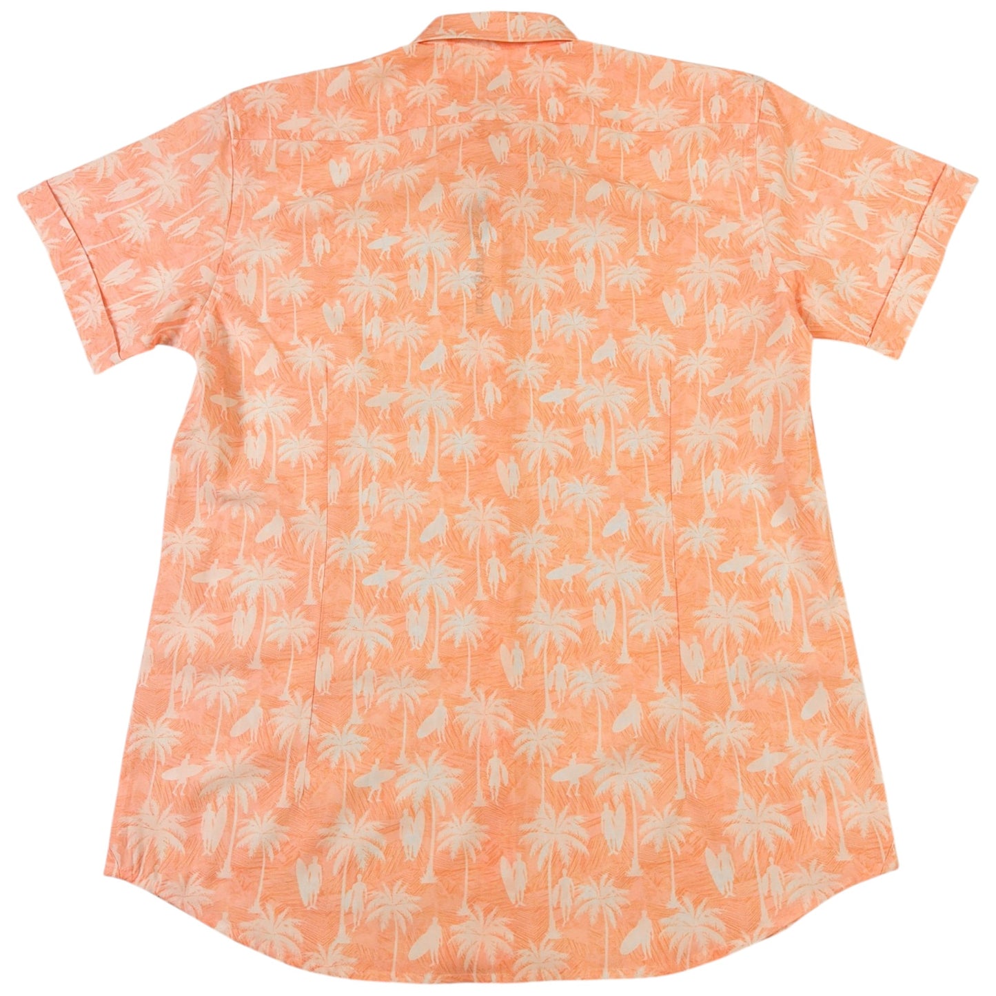 Surf Palm Woven Shirt - Buoy & Boat - Short Sleeve Woven - Peach