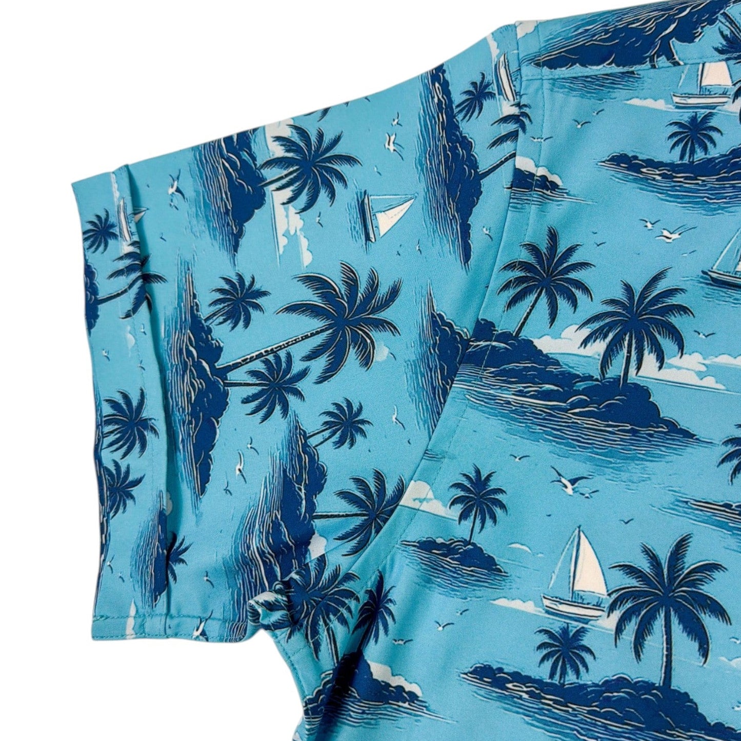 My Isle Woven Shirt - Buoy & Boat - Short Sleeve Woven - Aqua