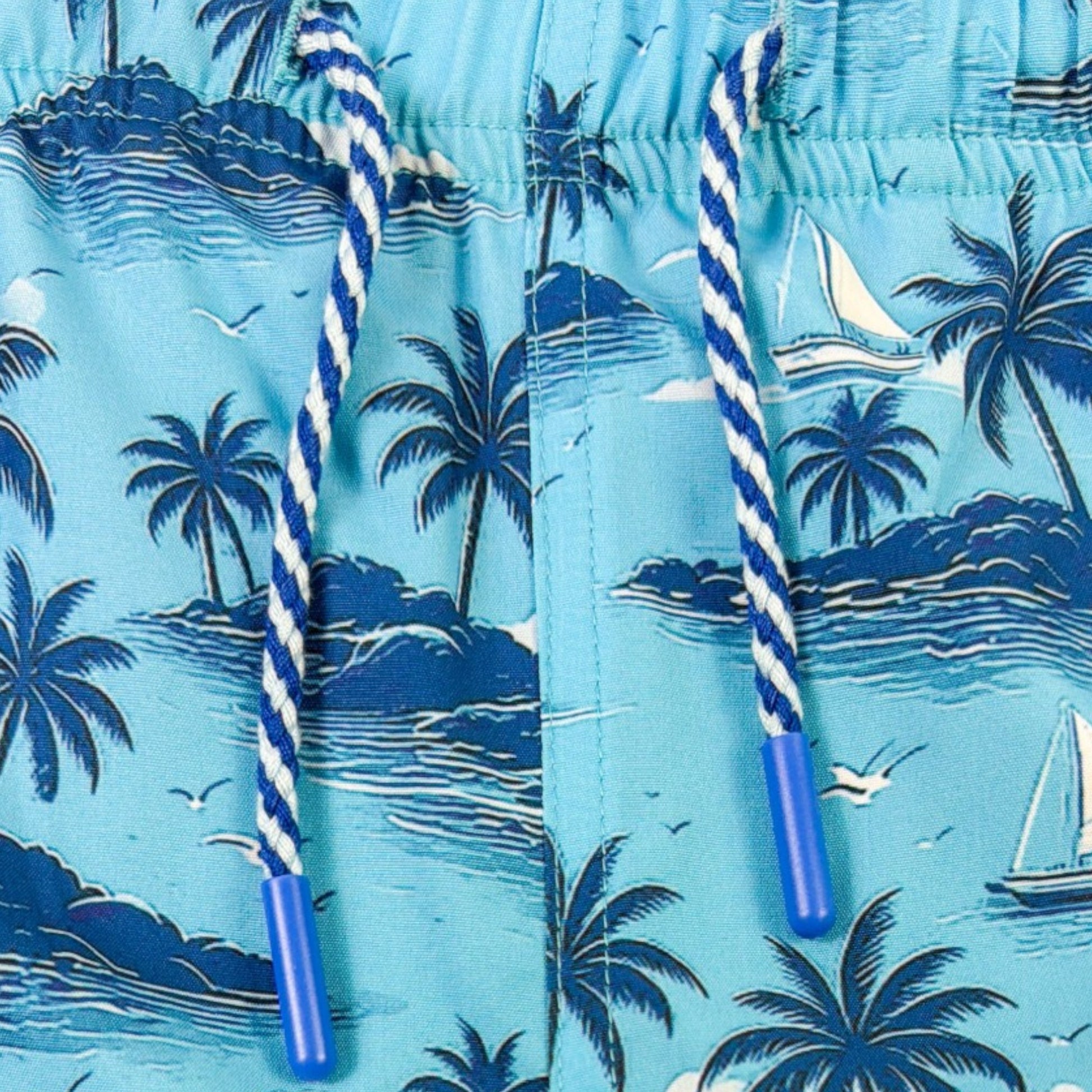 My Isle Swim Trunks - Buoy & Boat - Swim Trunks - Aqua