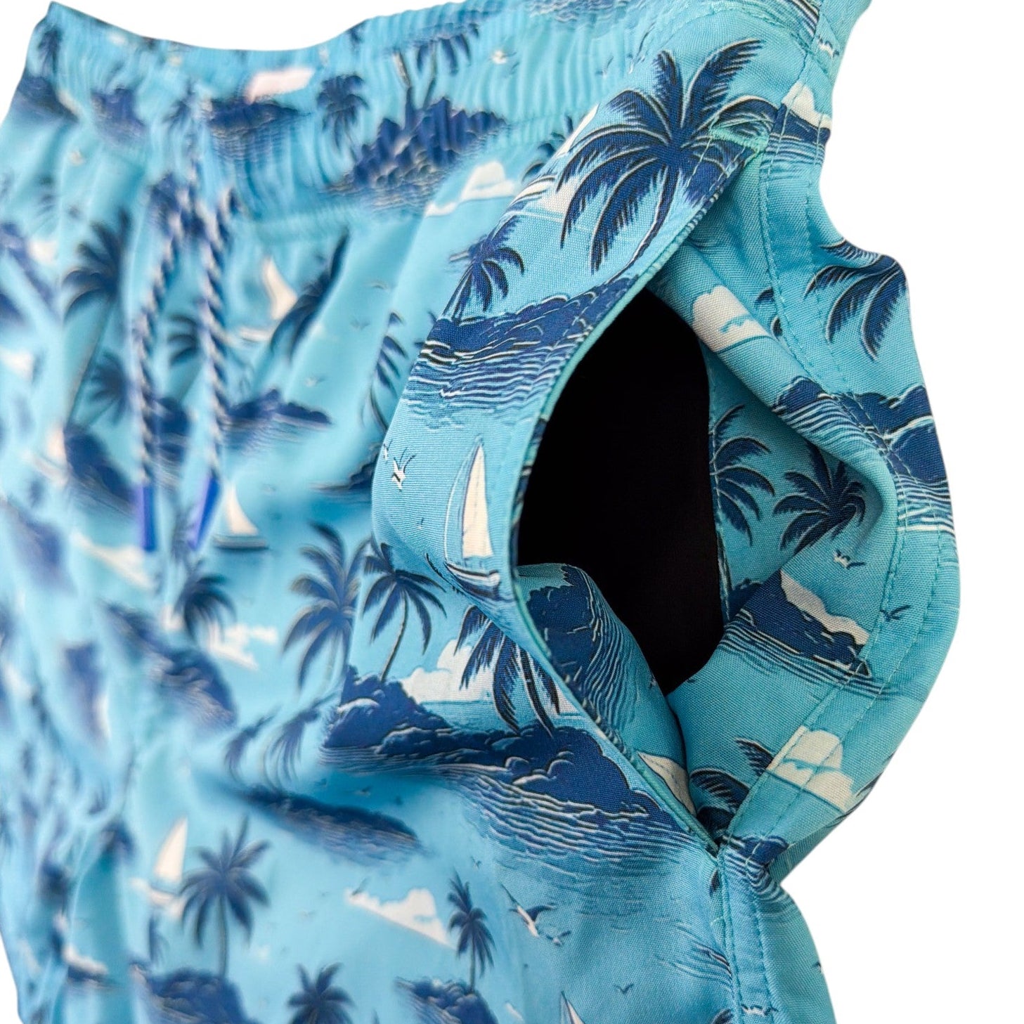 My Isle Swim Trunks - Buoy & Boat - Swim Trunks - Aqua