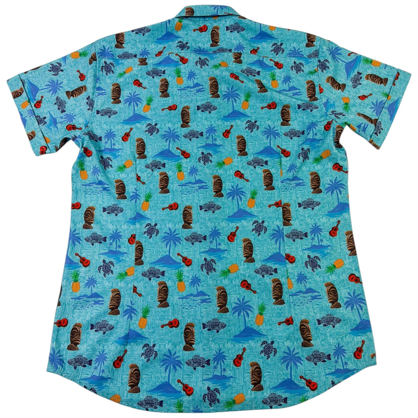 Isla Bonita Woven Shirt - Buoy & Boat - Short Sleeve Woven - Aqua