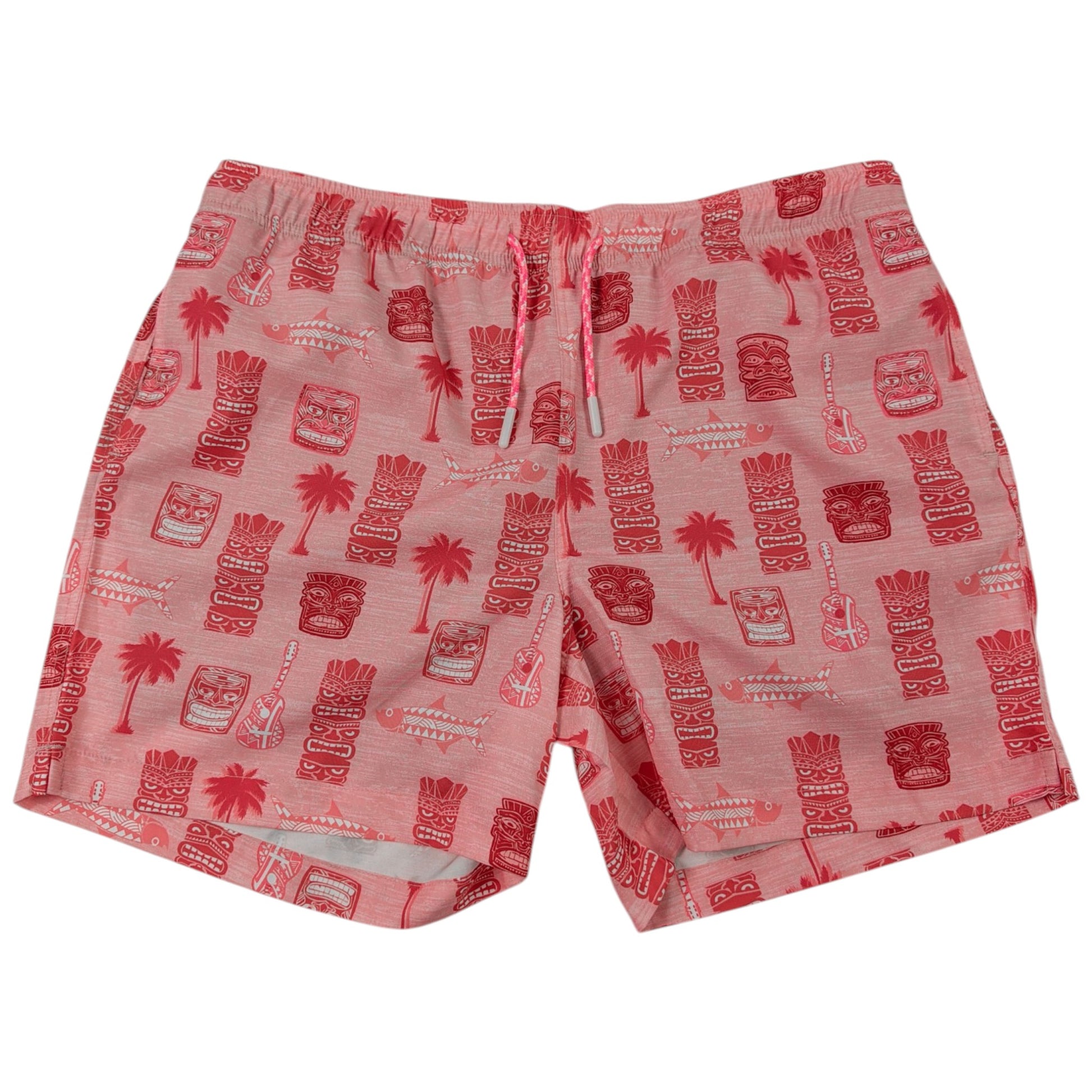 Tiki Totum Swim Trunks - Buoy & Boat - Swim Trunks - Coral