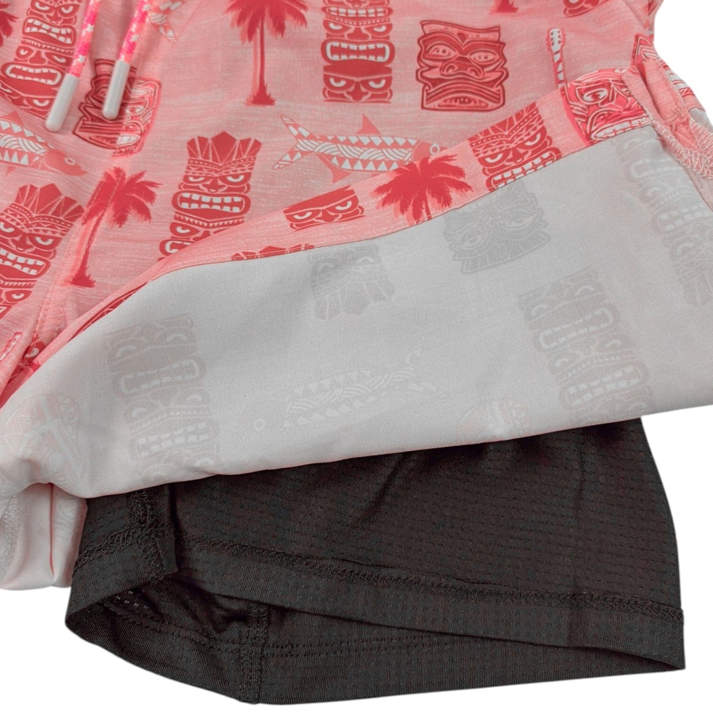 Tiki Totum Swim Trunks - Buoy & Boat - Swim Trunks - Coral