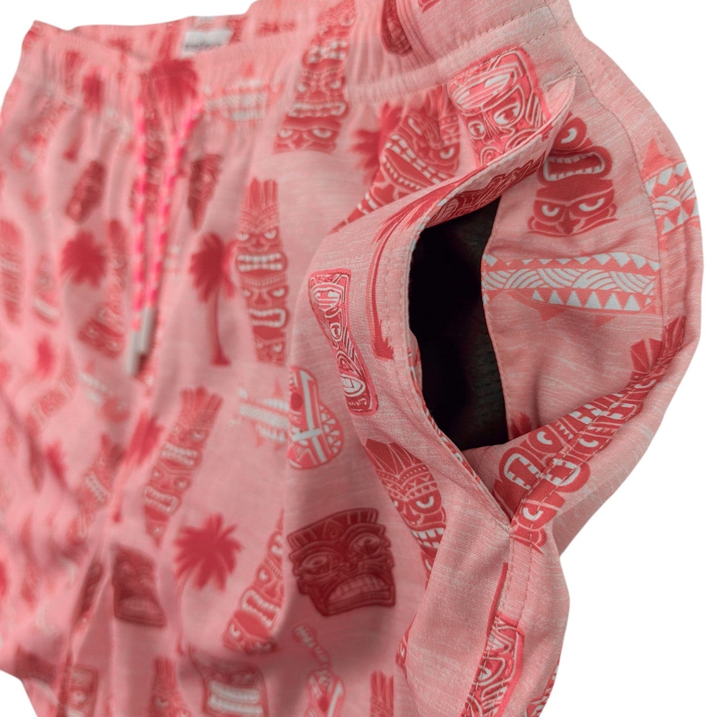 Tiki Totum Swim Trunks - Buoy & Boat - Swim Trunks - Coral