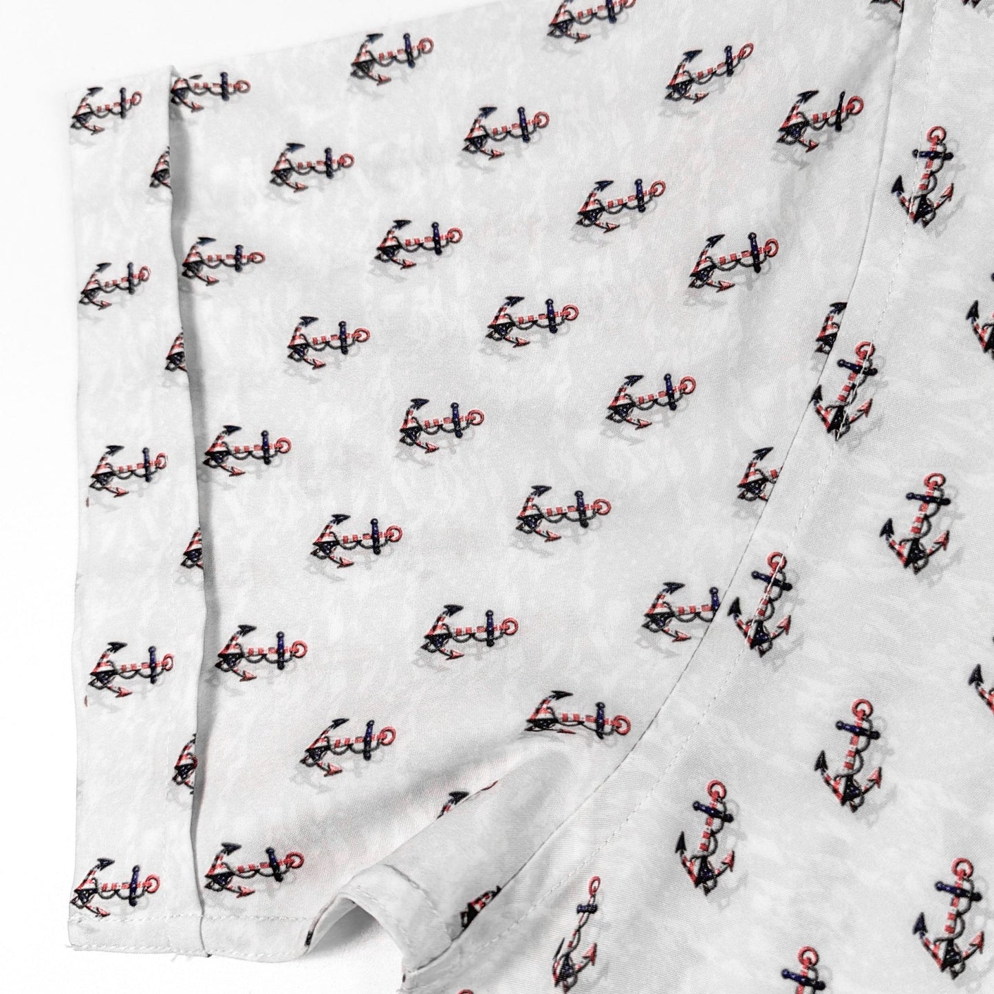 Anchors and Flags Woven Shirt - Buoy & Boat - Short Sleeve Woven - 