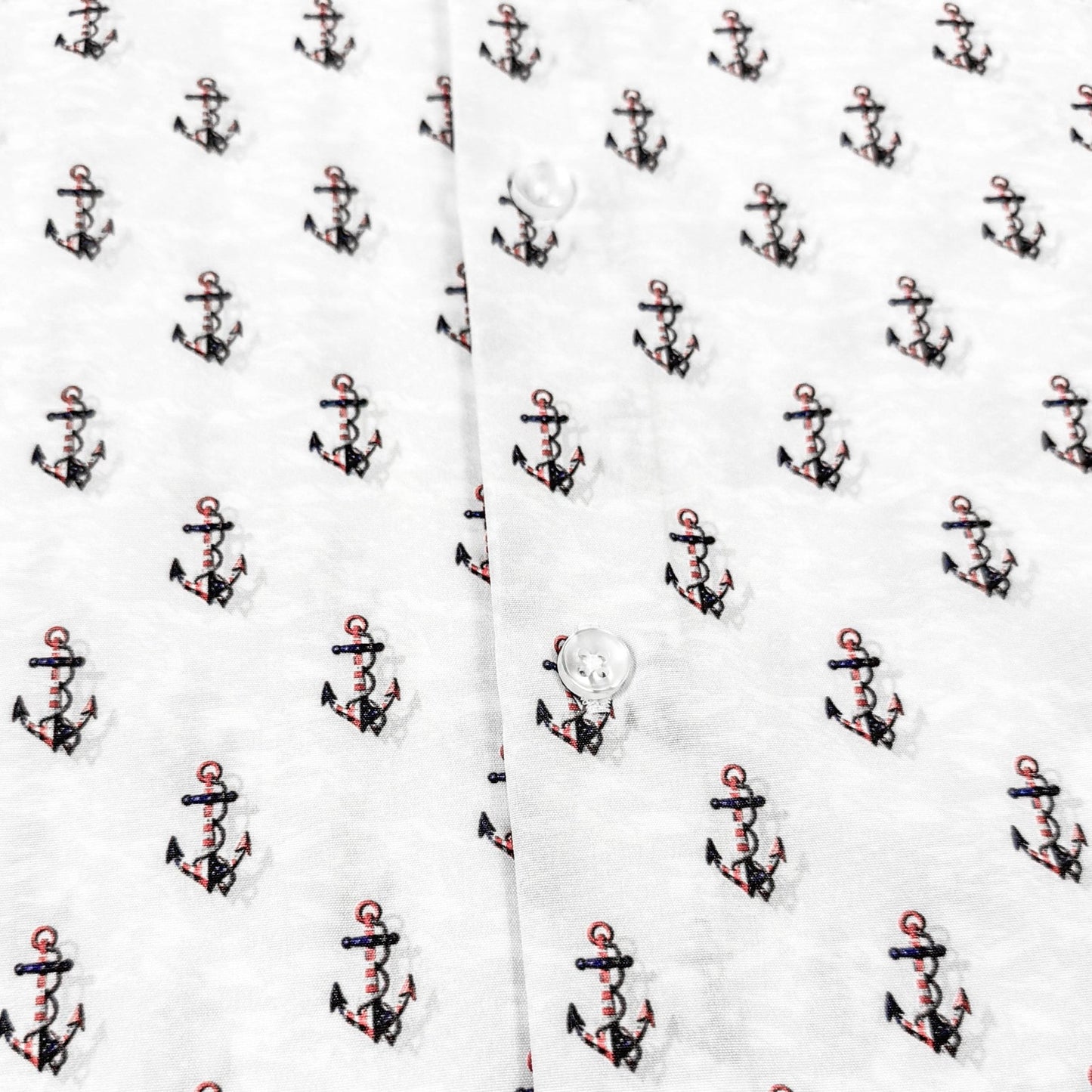 Anchors and Flags Woven Shirt - Buoy & Boat - Short Sleeve Woven - 