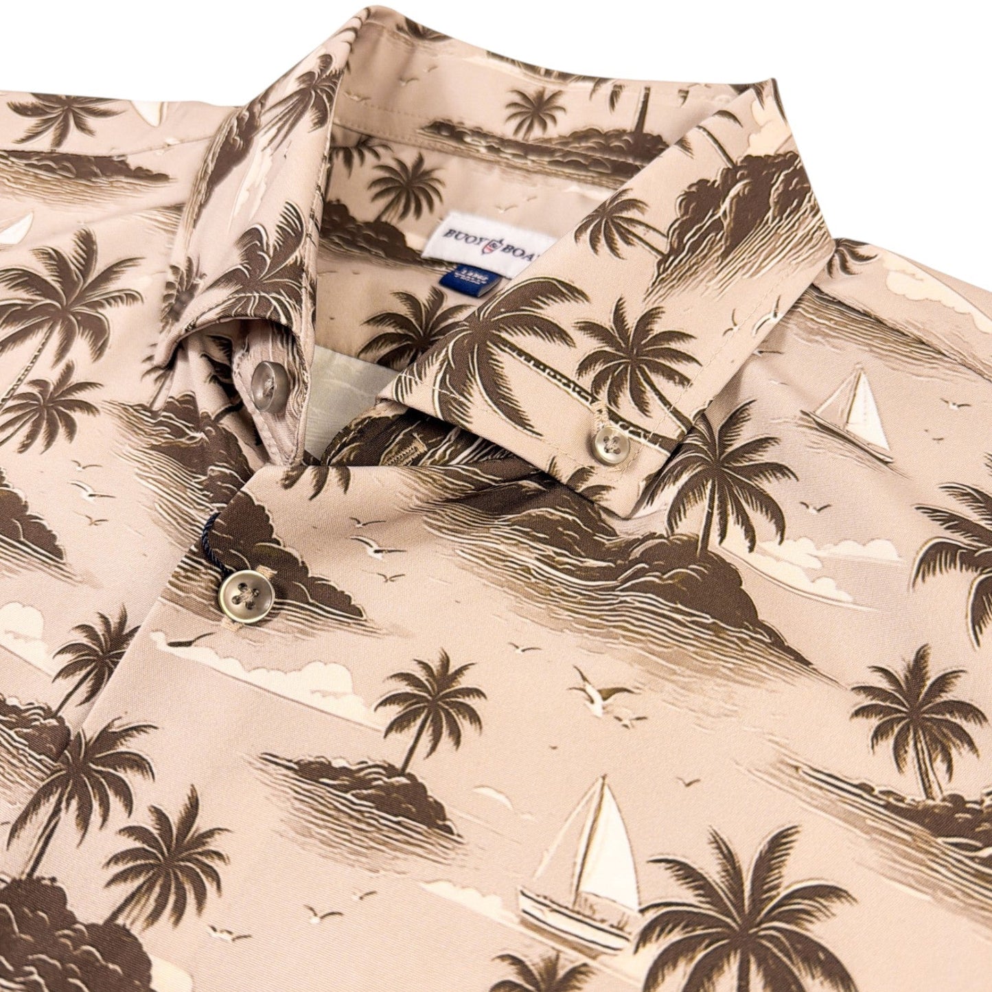 My Isle Woven Shirt - Buoy & Boat - Short Sleeve Woven - khaki