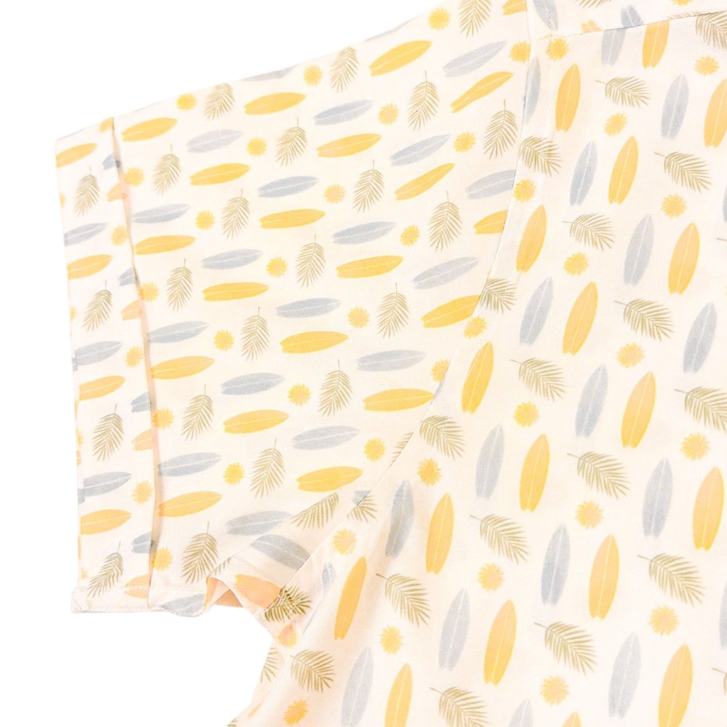 Surfboard Woven Shirt - Buoy & Boat - Short Sleeve Woven - White