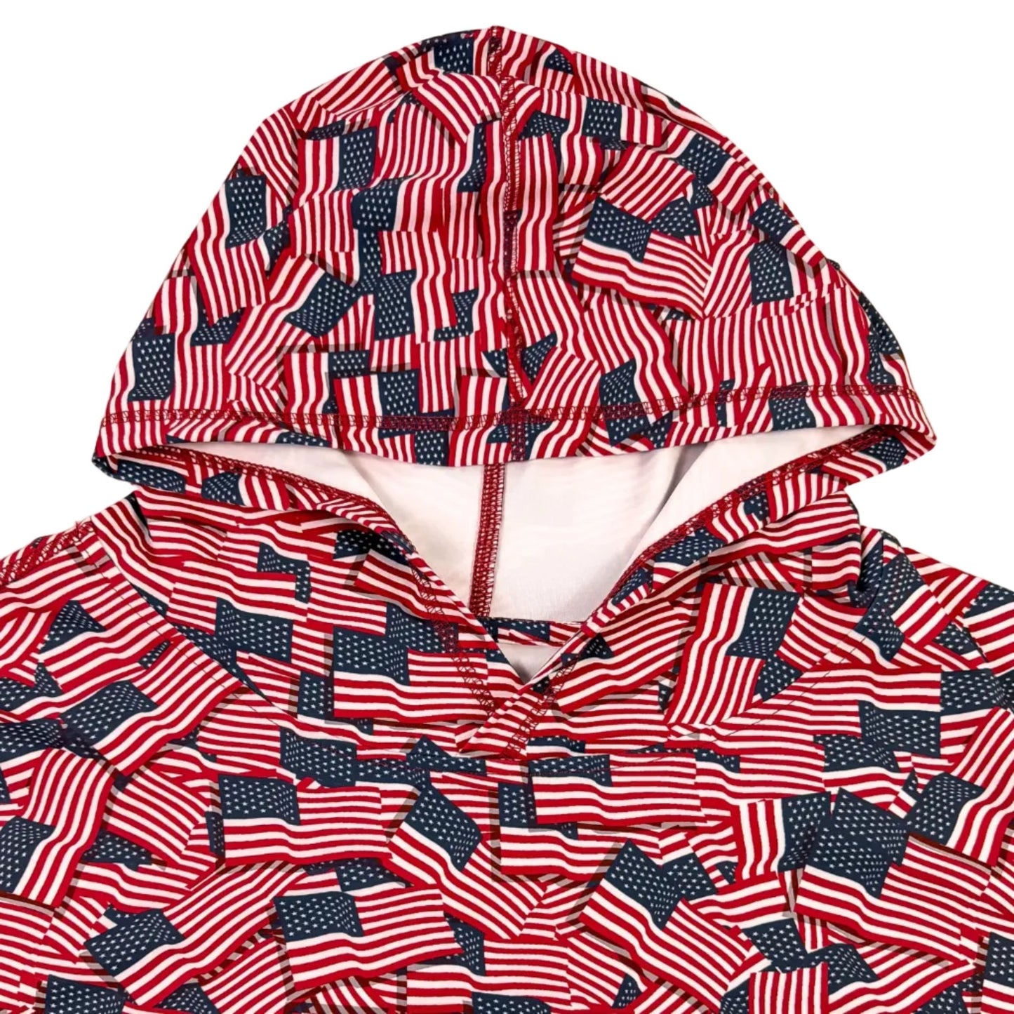 American Flag Hoodie Long Sleeve - Buoy & Boat - Long Sleeve - SMALL