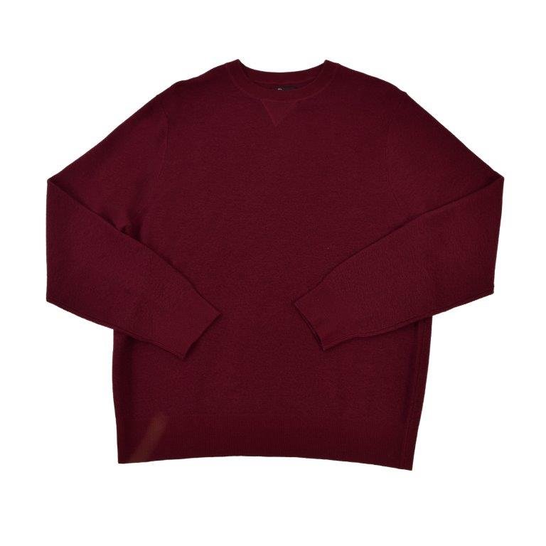 Textured Tuck Stitch Crew Sweater – Merino Wool - Buoy & Boat - Long Sleeve - S